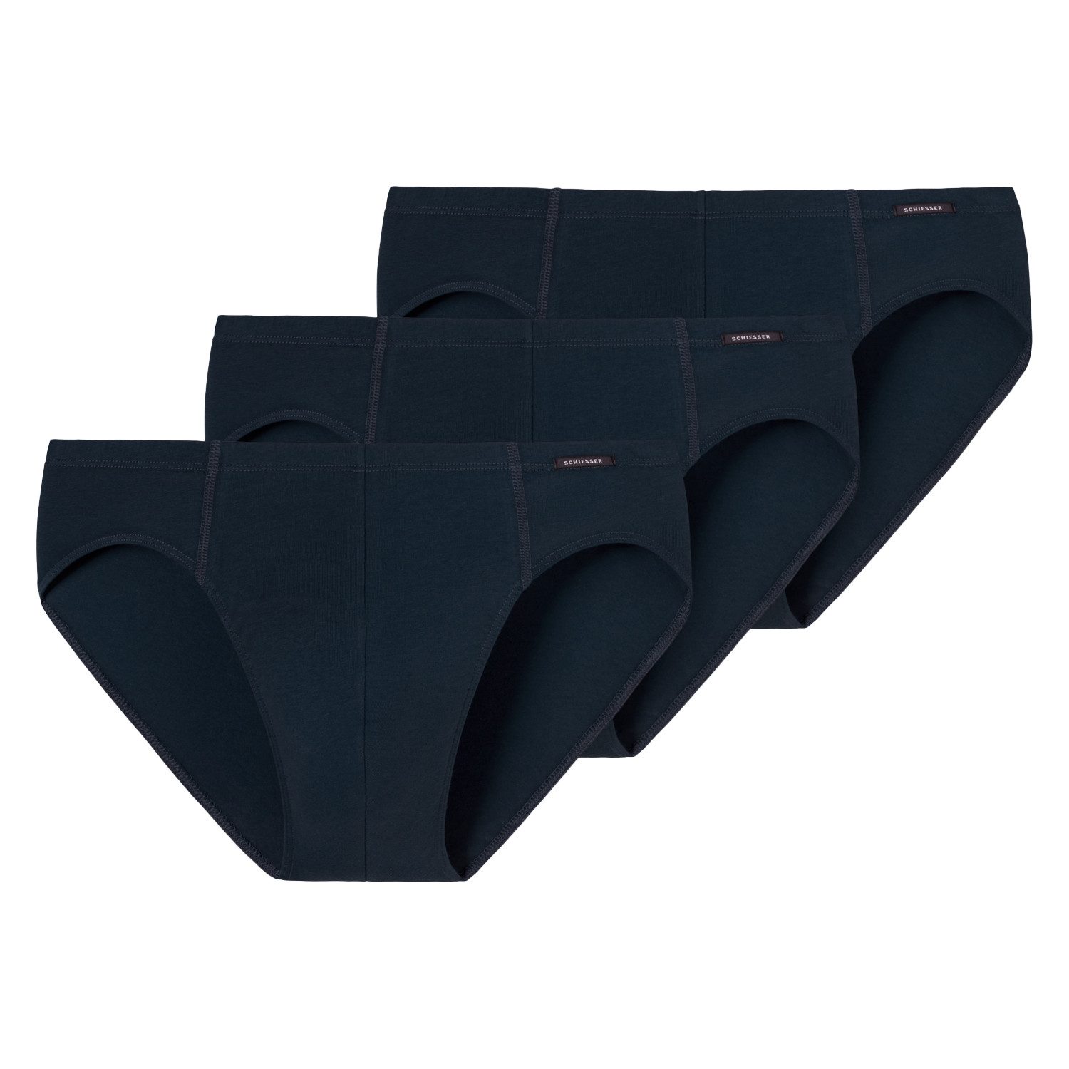 Schiesser Slip (3-St) ohne Eingriff, Komfortbündchen günstig online kaufen