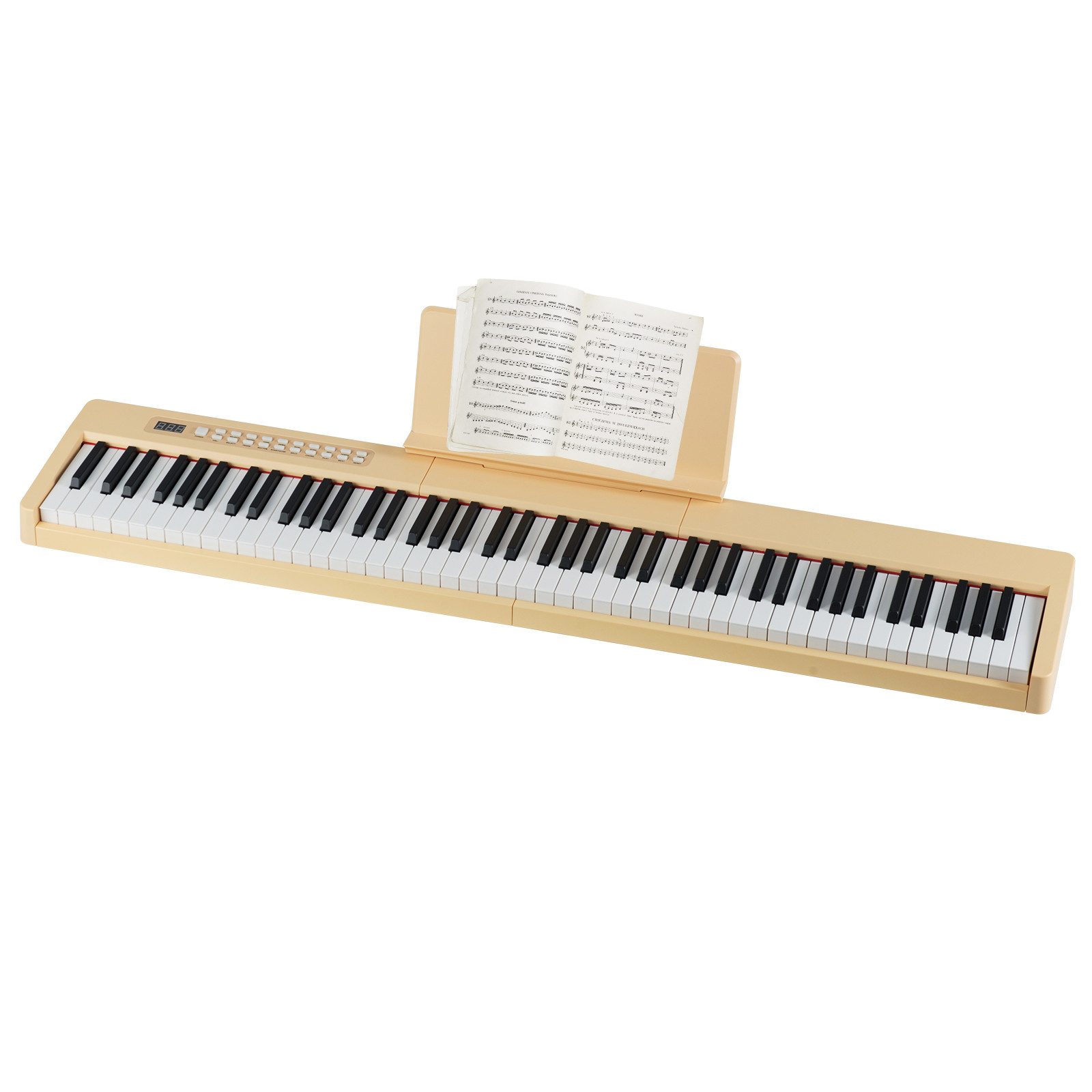 COSTWAY Home-Keyboard (1-St), E-Piano, digitales Klavier, mit MIDI, Sustain Pedal