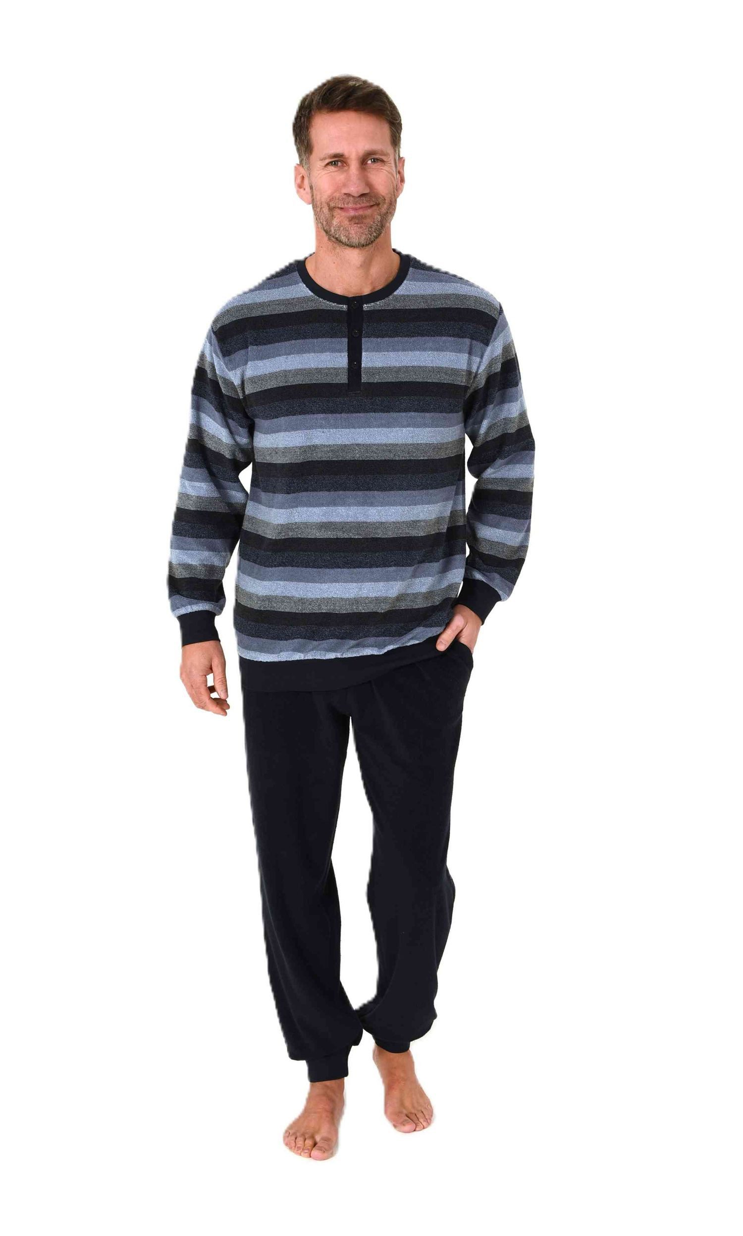 Normann Pyjama Herren Schlafanzug Pyjama lang günstig online kaufen