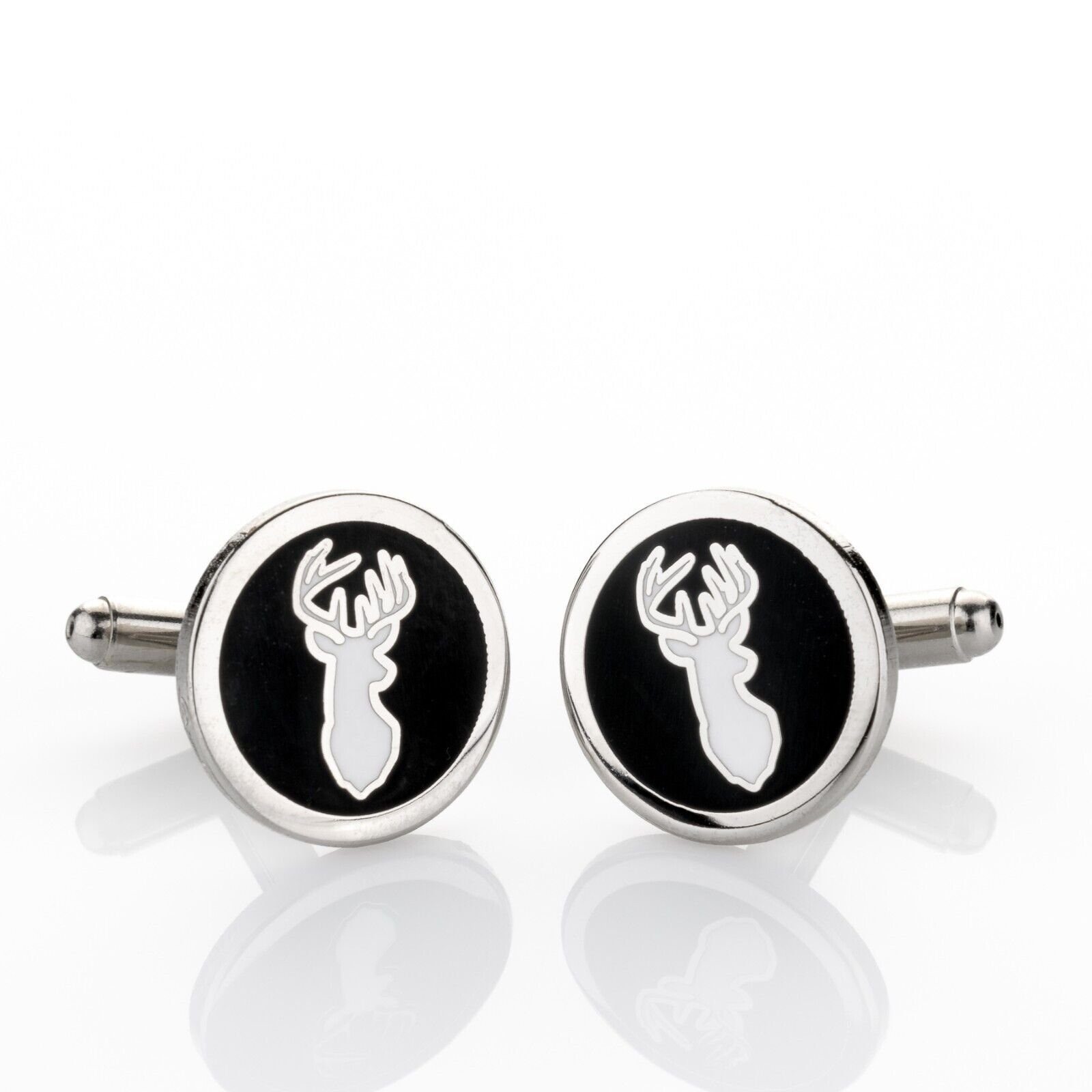 Hirschthal Запонки mit Gravur Herren Business Запонки Cufflinks (Set), im modischen Look
