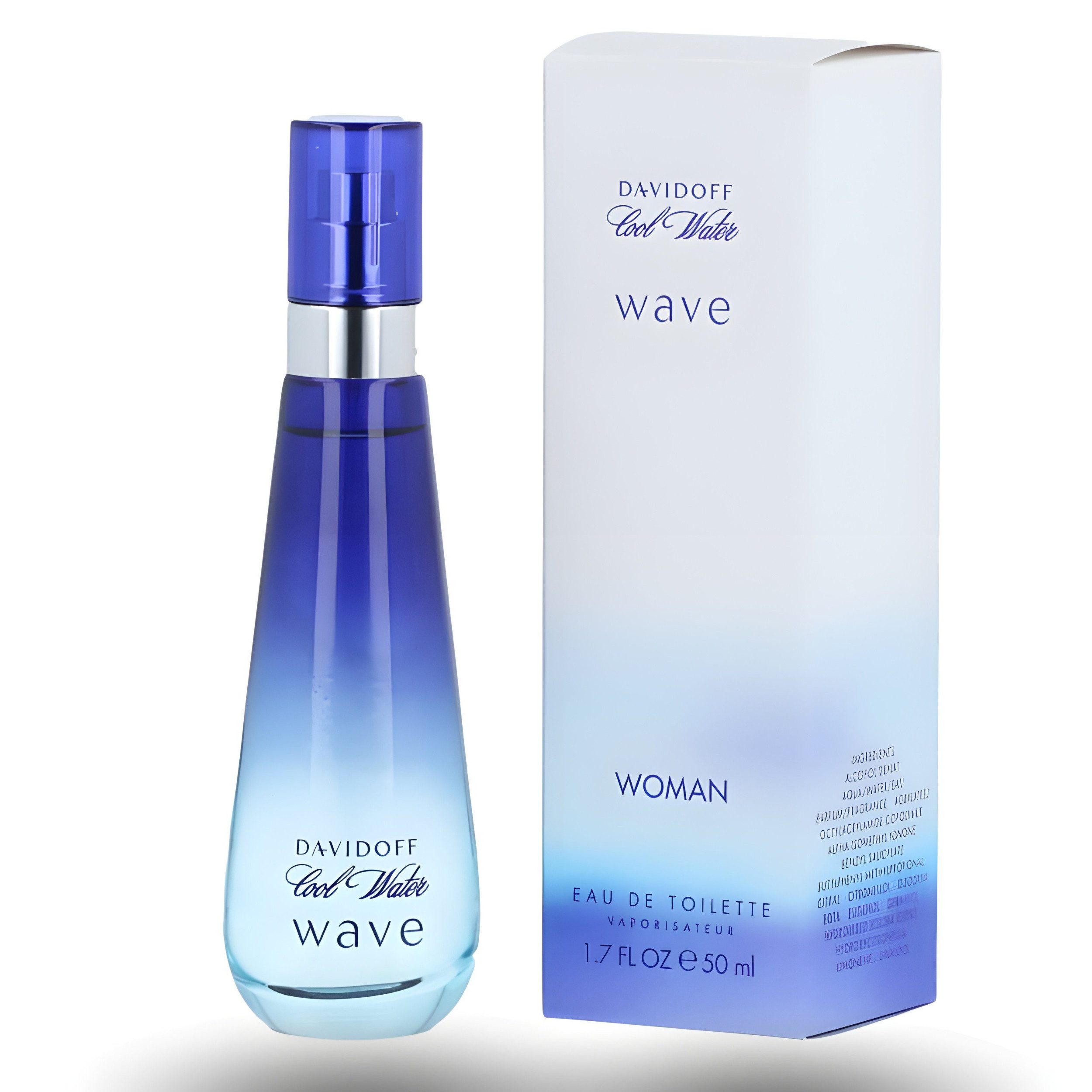 DAVIDOFF Eau de Toilette Cool Water Wave EDT 50ml, Frisch, feminin & voller Energie