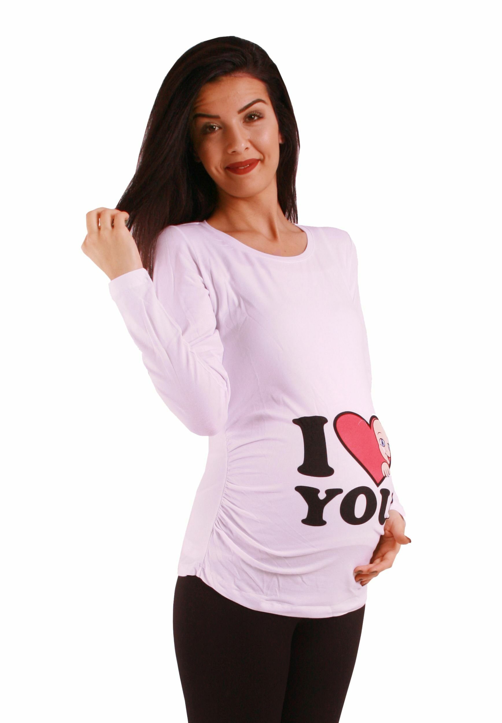 M.M.C. Umstandsshirt I Love You mit Motiv