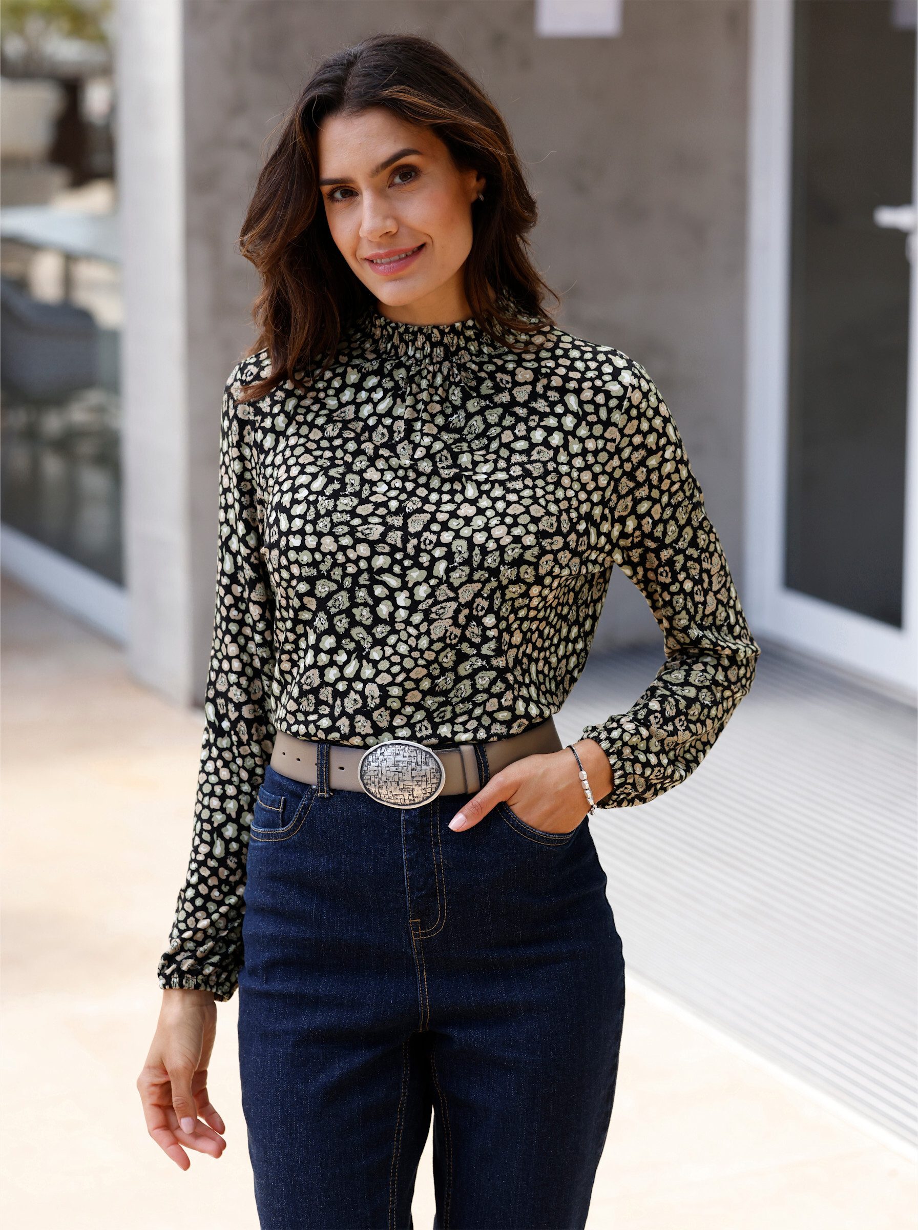 Witt T-Shirt Stehkragenshirt . günstig online kaufen