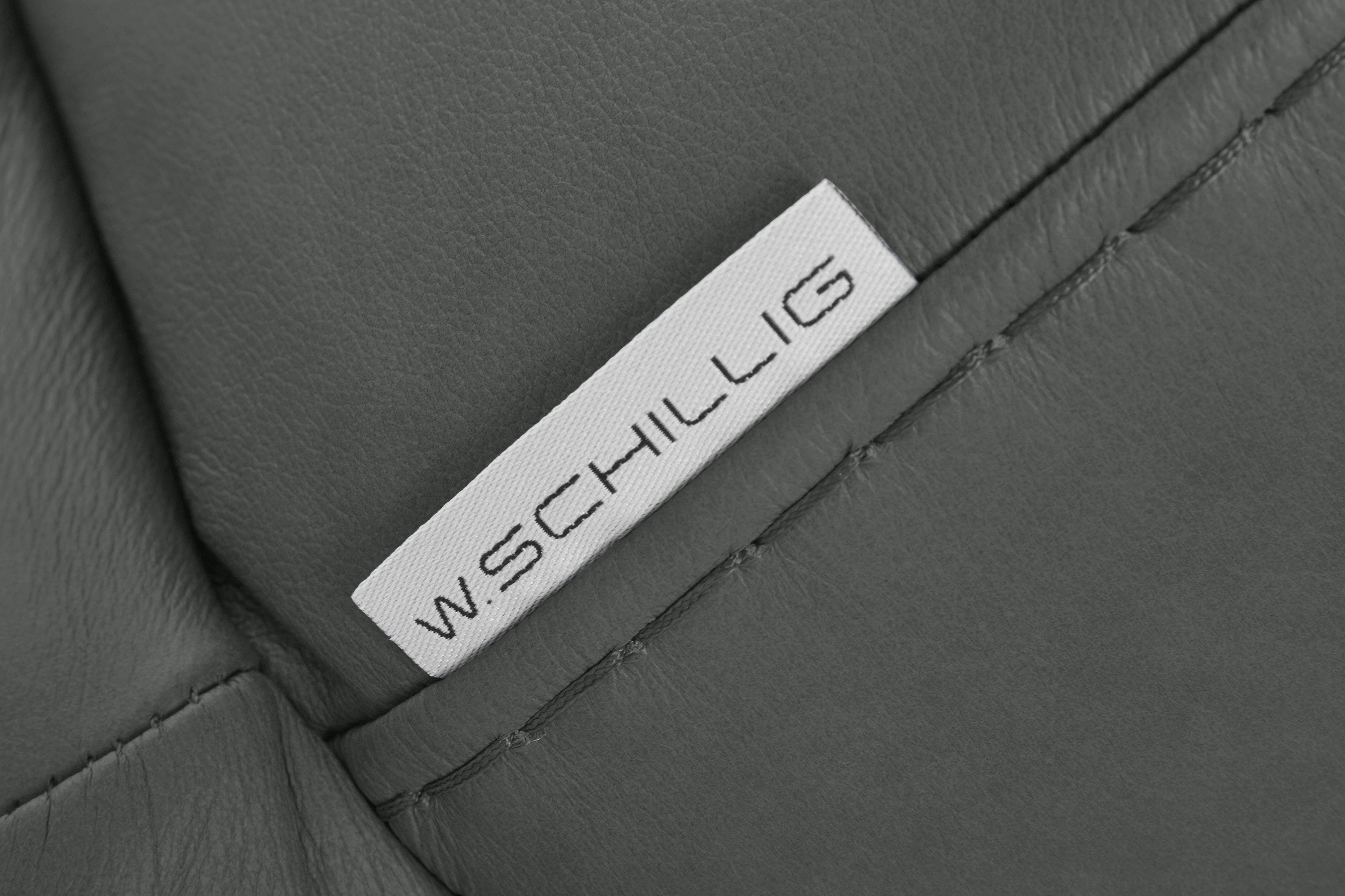 W.SCHILLIG 2,5-Sitzer 232 Breite Metallkufen montanaa, cm mit in pulverbeschichtet, Bronze
