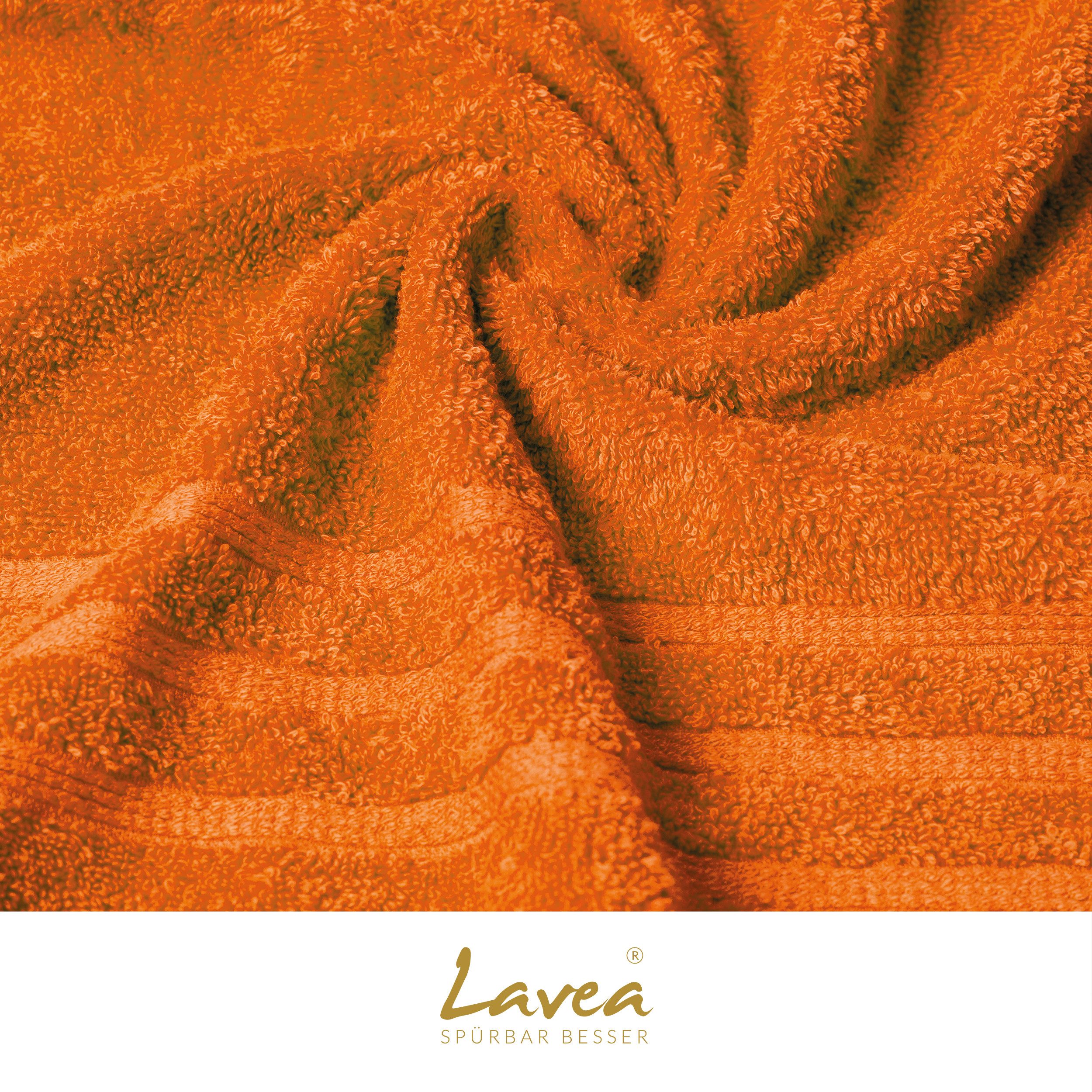 Lavea Handtücher Bali Handtuch 50x100 cm, Sporthandtuch, Fitness-Handtuch, Weiches Bio-Baumwollfrottee (1-St), pflegeleicht, GOTS-zertifiziert, extra saugstark  – Bild 5 von 5