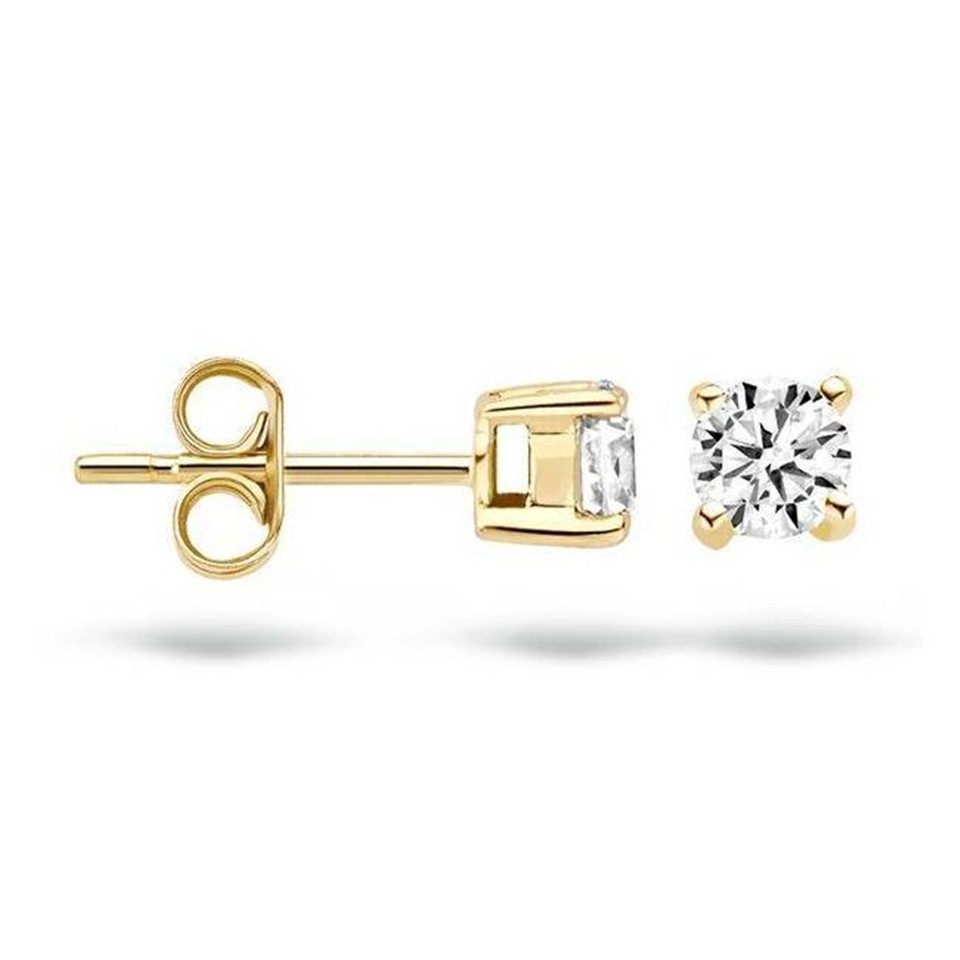 Blush Paar Ohrstecker BLUSH Ohrstecker 14 Karat Gelbgold mit Zirkonia 7128YZI
