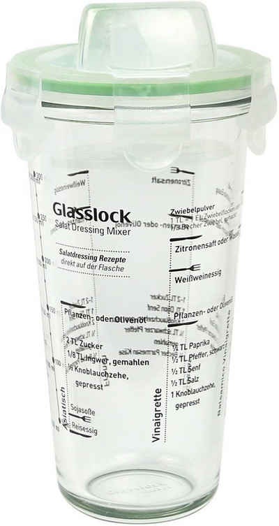 Glasslock Dressing Shaker, Glas, (Cocktail Shaker), 450 ml