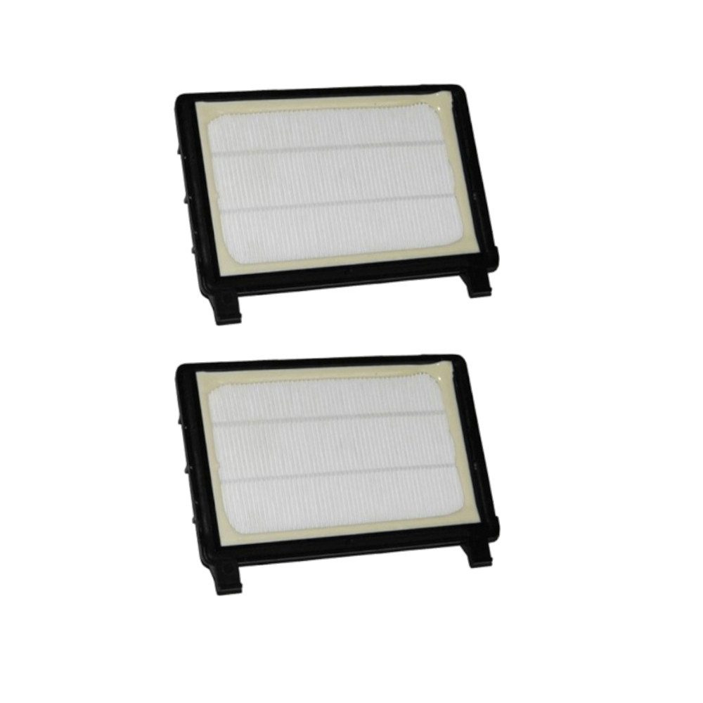 Trade-Shop HEPA-Filter 2x passend für Philips FC8611, FC8612 ersetzt 432200039090, VA0736, Zubehör für Philips 432200039090 883804401010 FC8044 VA0736 VZ152HFB 491669, Maße: 14,2 x 10 x 2,4cm / Material: Kunststoff, Mikrovlies