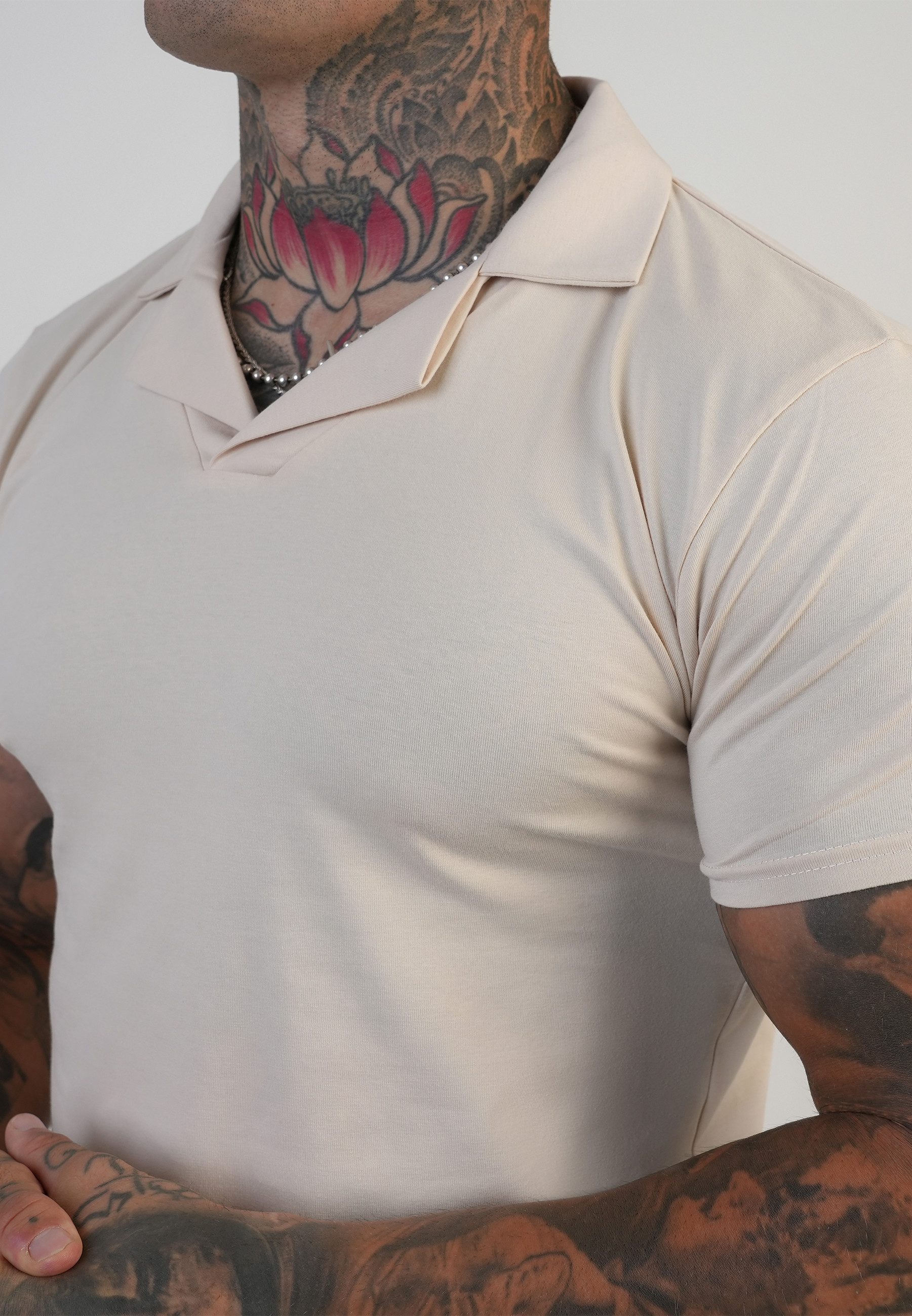 Siksilk T-Shirt SikSilk Herren Revere Polo T-Shirt