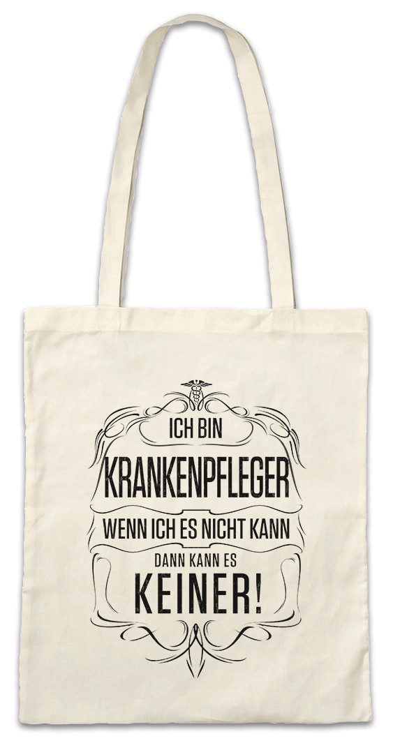 Beuteltasche Ich Bin Krankenpfleger Stofftasche Beruf Krankenhaus Pfleger Job