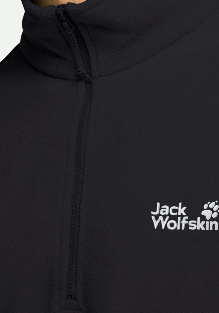 Jack Wolfskin Fleecepullover TAUNUS 100 HZ M mit Reißverschluss, wasserabweisend, windabweisend, atmungsaktiv