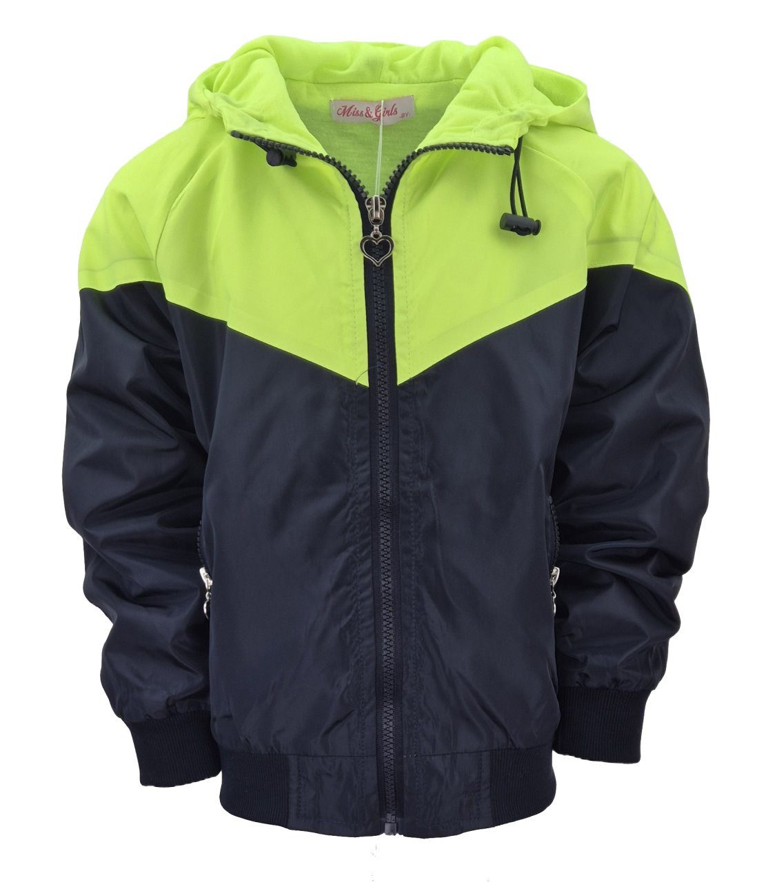 Girls Fashion Allwetterjacke Übergangsjacke mit Kapuze Kinder Jacke MH7273