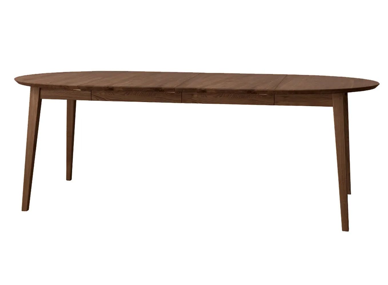 Feldmann-Wohnen Esstisch Orbetello (Tischplatte ausziehbar, 1-St., moderne Optik, Tischplatte ausziehbar, geölte Oberfläche), 90-190x90x74,5cm Eiche Tabak ausziehbar