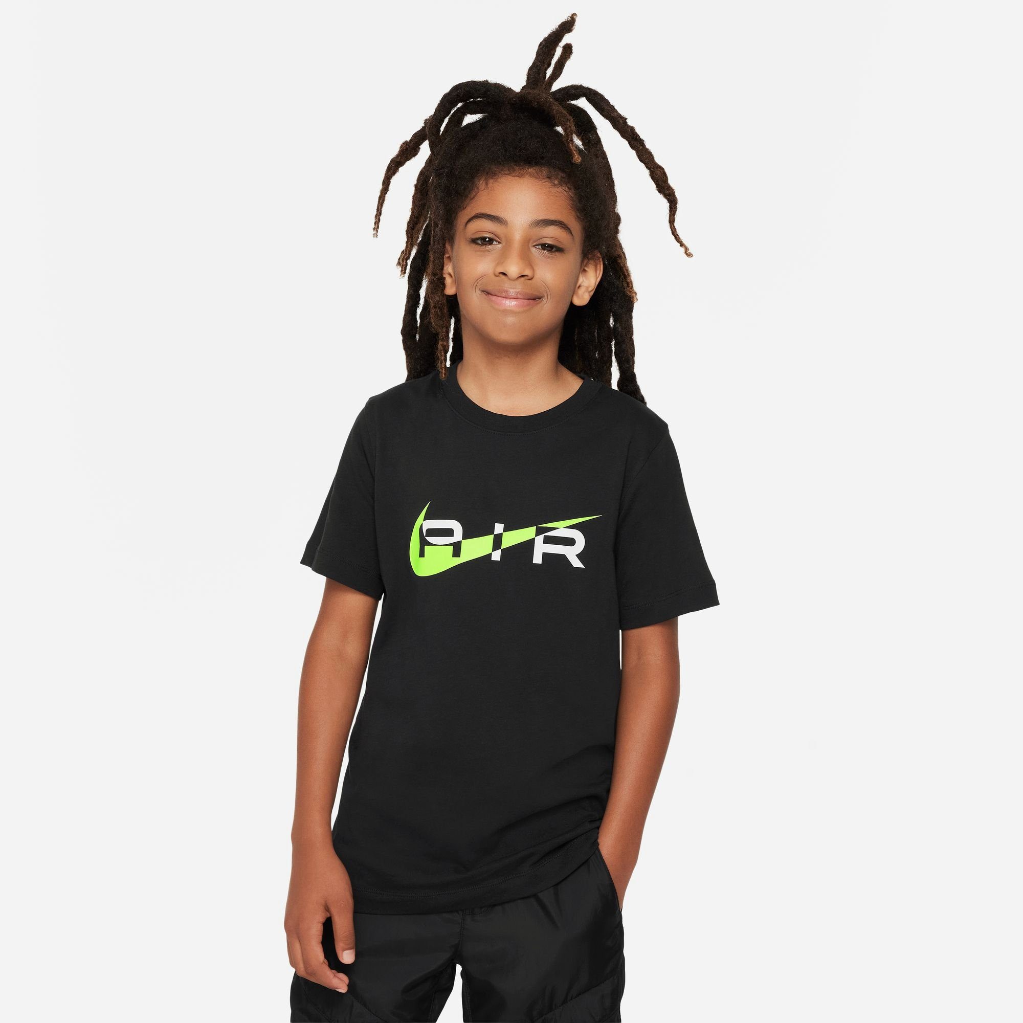 Nike Sportswear T-Shirt NSW N AIR TEE - für Kinder BLACK/VOLT