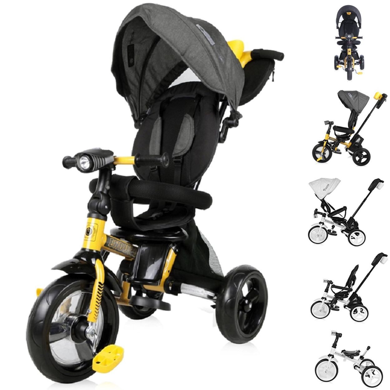 Dreirad Tricycle Enduro 4 in 1 drehbar