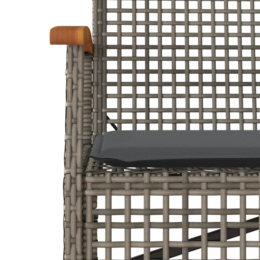 vidaXL Garten-Essgruppe 3-tlg. Garten-Essgruppe mit Kissen günstig online kaufen