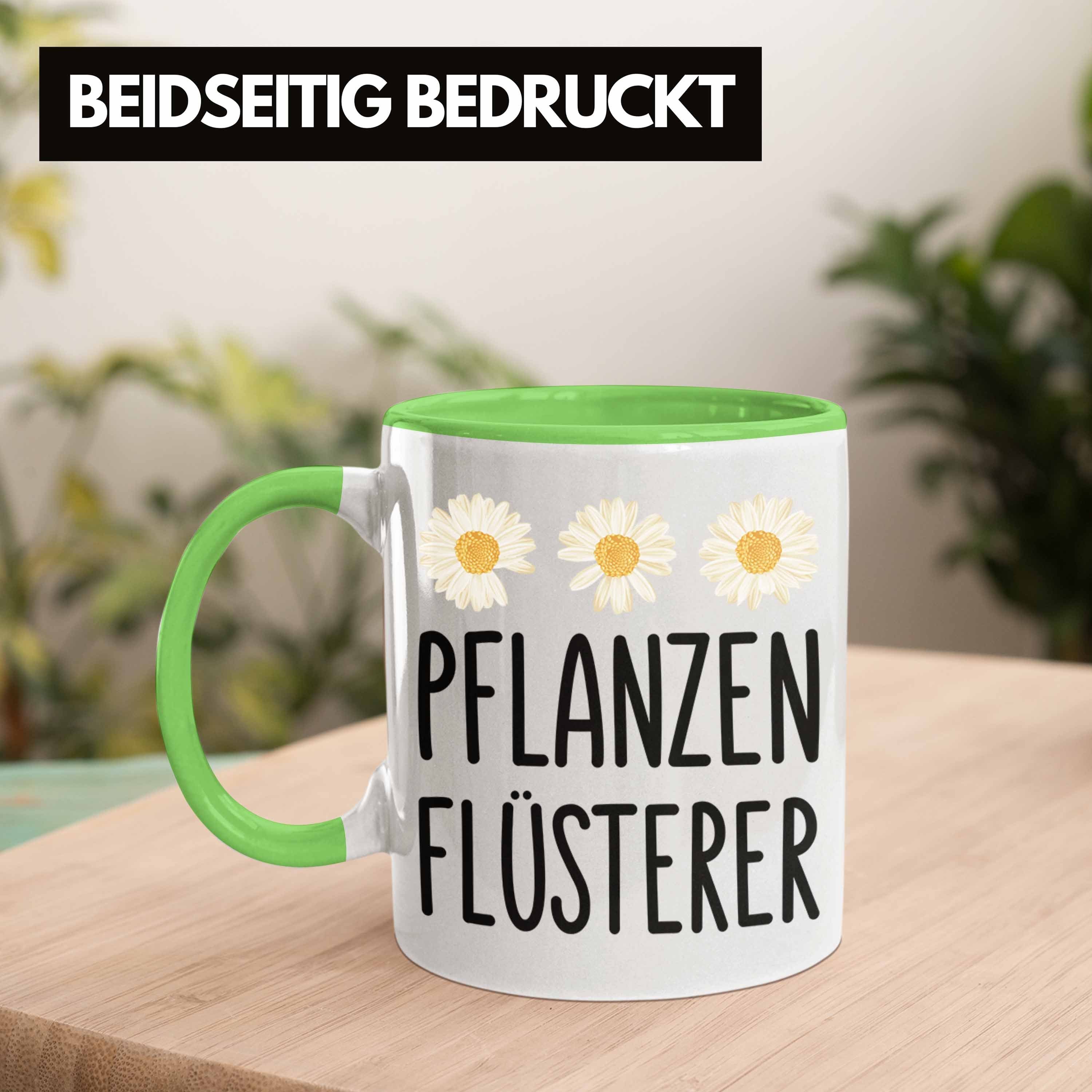 - mit Lustig Trendation Tasse Gärtnerin Grün Spruch Geschenk Geschenkidee Trendation Tasse Gärtner Garten Hobbygärtner Pflanzenflüsterer