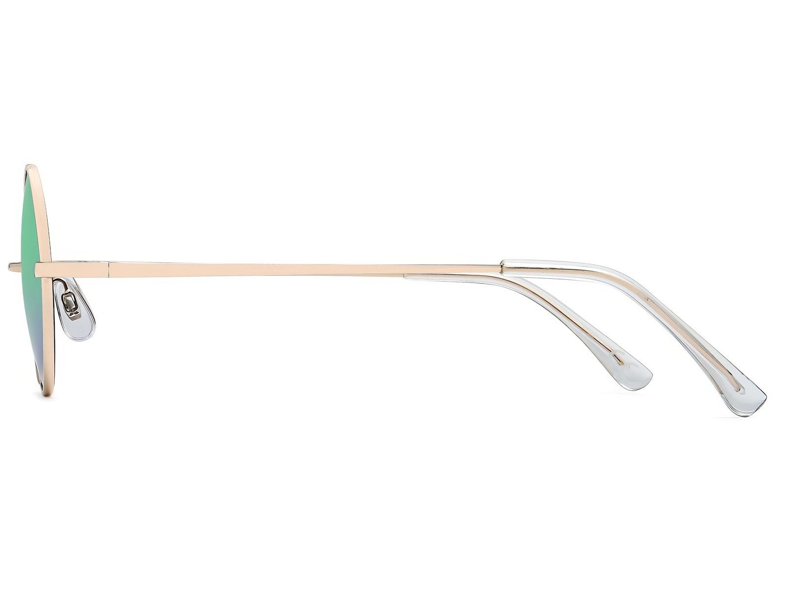 styleBREAKER Sonnenbrille Retro Sonnenbrille Klein Rund mit Federscharnier (1-St)