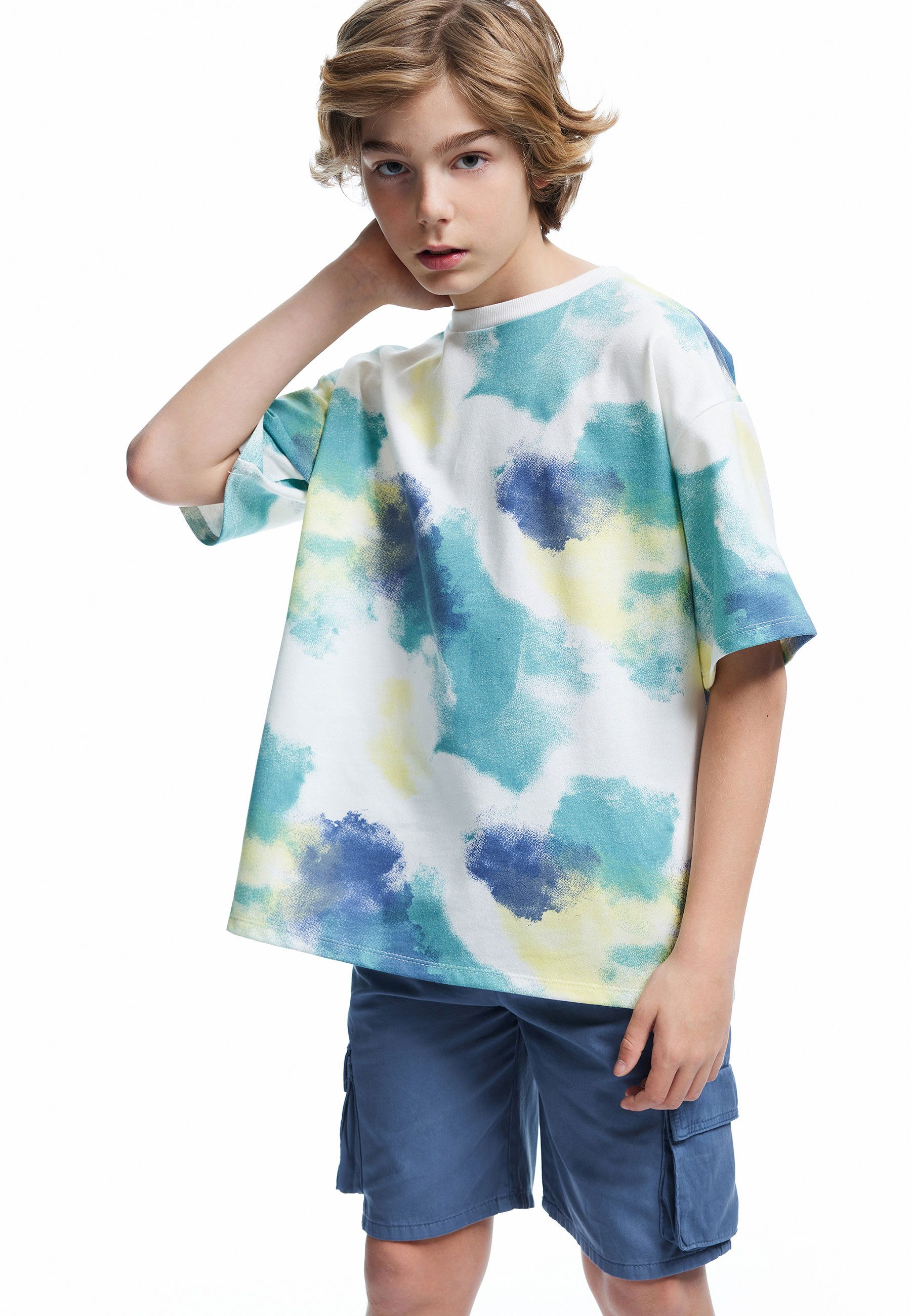 Koton T-Shirt Koton Lässiges Rundhals-Sweatshirt