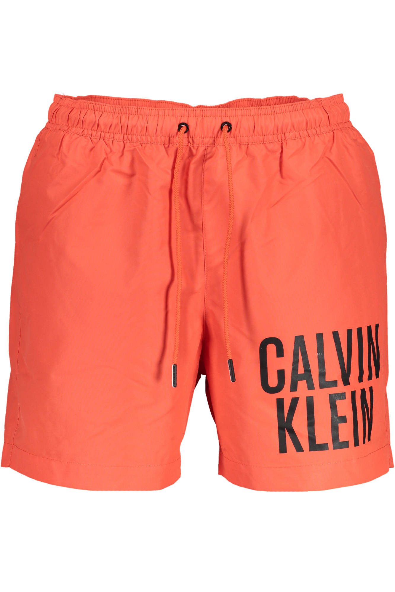 Calvin Klein Jeans Badeshorts Herren Rote Badeshorts: Mittellang, Recycelt, Komfortabel