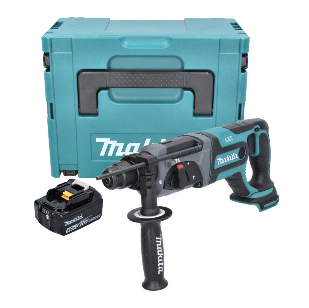 Thumbnail - Makita Schlagbohrmaschine DHR 241 M1J Akku Bohrhammer 18 V 2,0 J SDS plus + 1x Akku 4,0 Ah + Ma