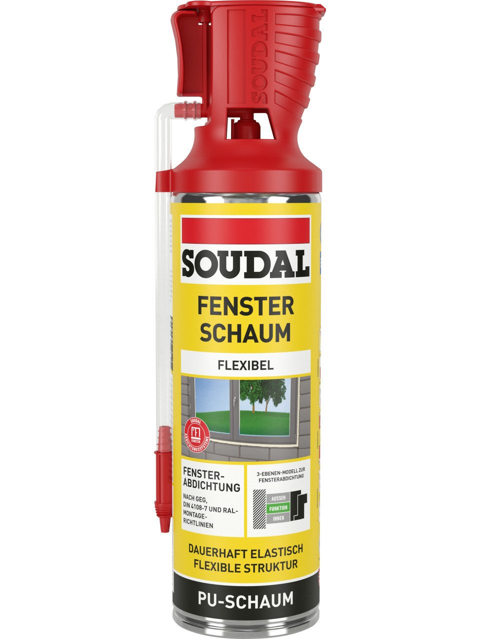 SOUDAL Montagekleber Soudal B2 Fensterschaum Genius Gun 500 ml
