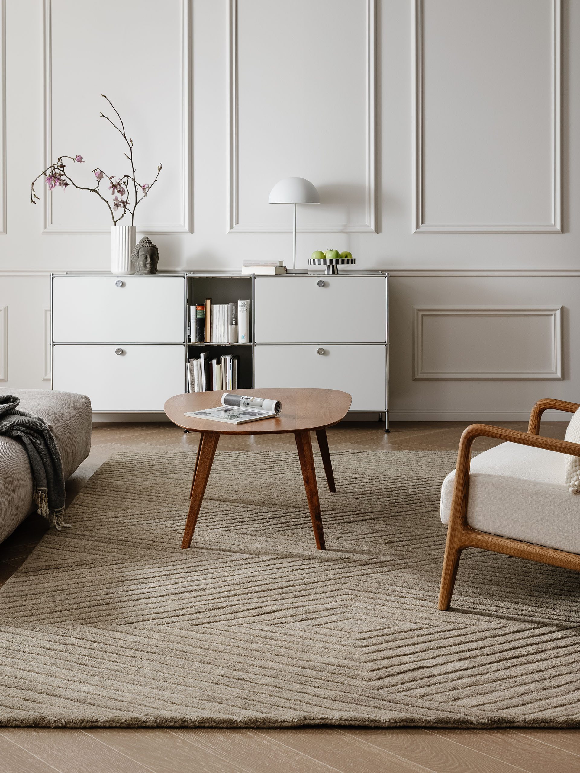 benuta Wollteppich Yanis, rechteckig, Höhe: 21 mm, Kunstfaser, Berber, Ethn günstig online kaufen