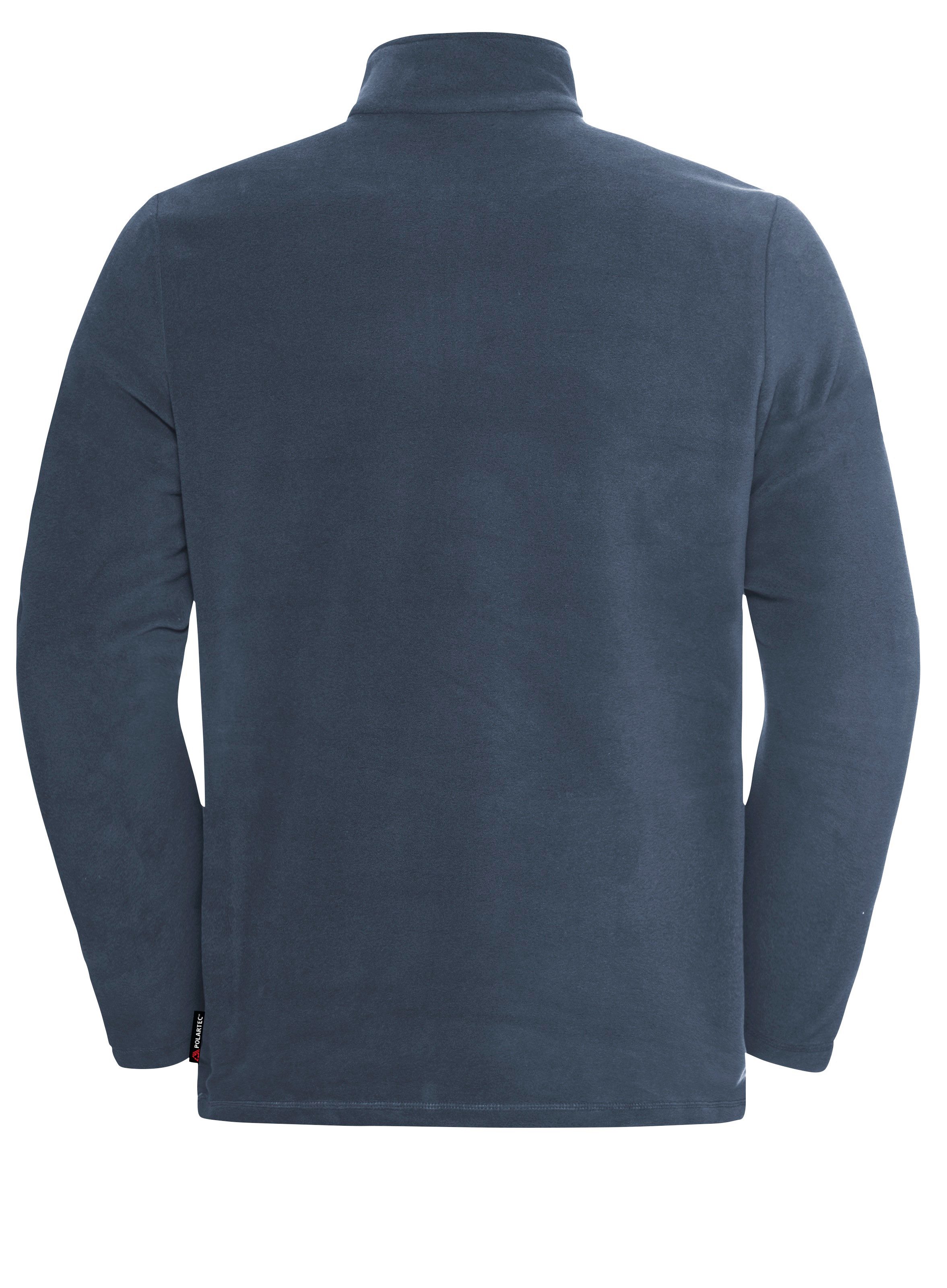 Jack Wolfskin Fleecepullover TAUNUS HZ M hoher Stehkragen, mit halbem Reißverschluss, hüftbedeckende Länge – Bild 5 von 5