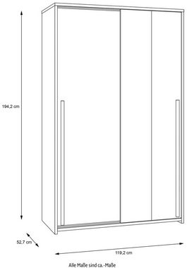 FORTE Kleiderschrank