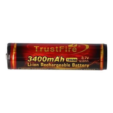Trustfire Trustfire 18650 3400mAh 3,6V - 3,7V 68,9x18,41mm PCB geschützter Li-I Akku 3400 mAh (3,6 V)