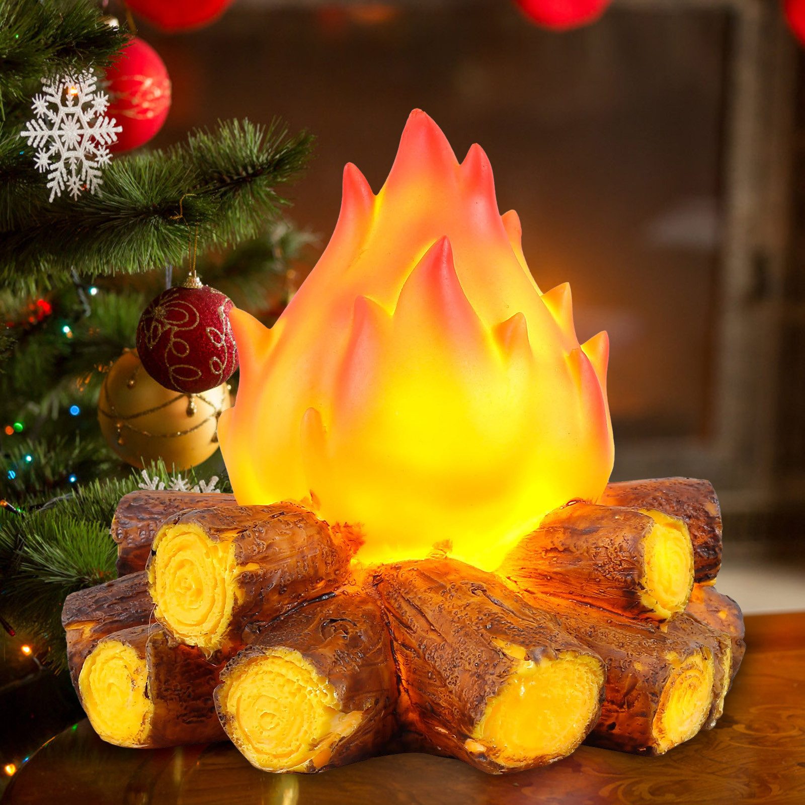 Jibenhome LED Nachtlicht LED Dekolicht Flammenlampe,LED günstig online kaufen