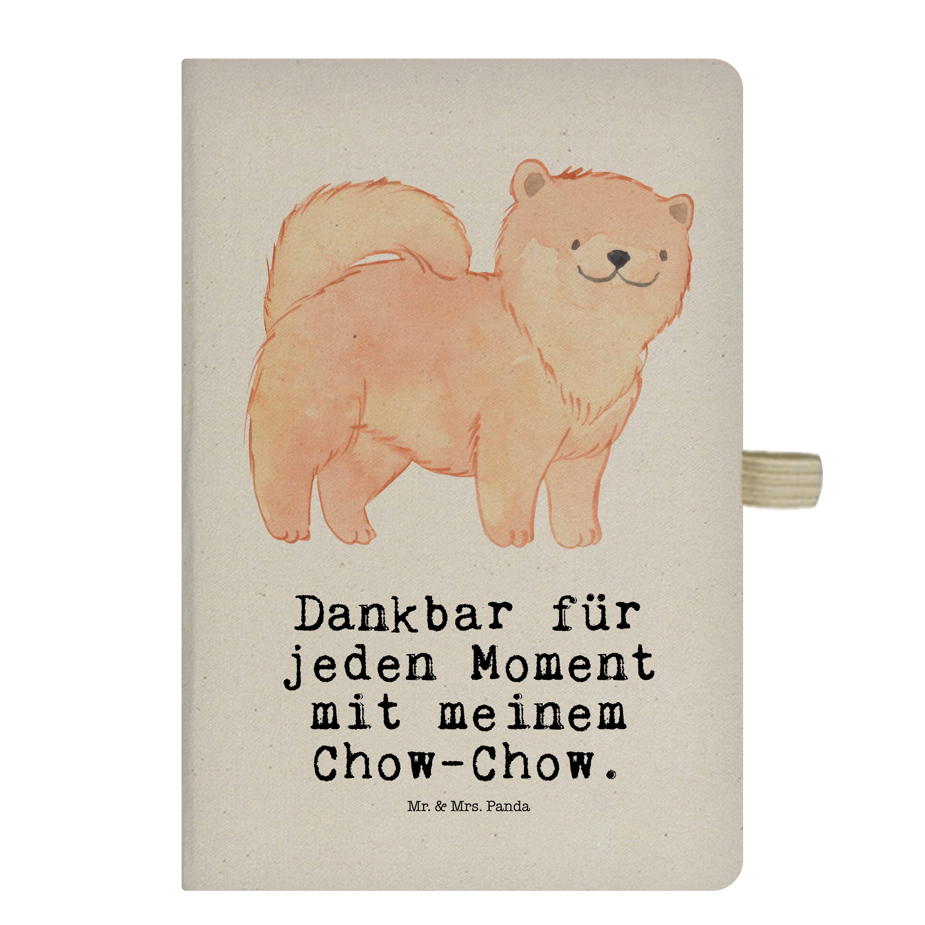 Mr. Geschenk, - Ta Hunderasse, Transparent - Chow-Chow Notizbuch & Mrs. Adressbuch, Panda Moment