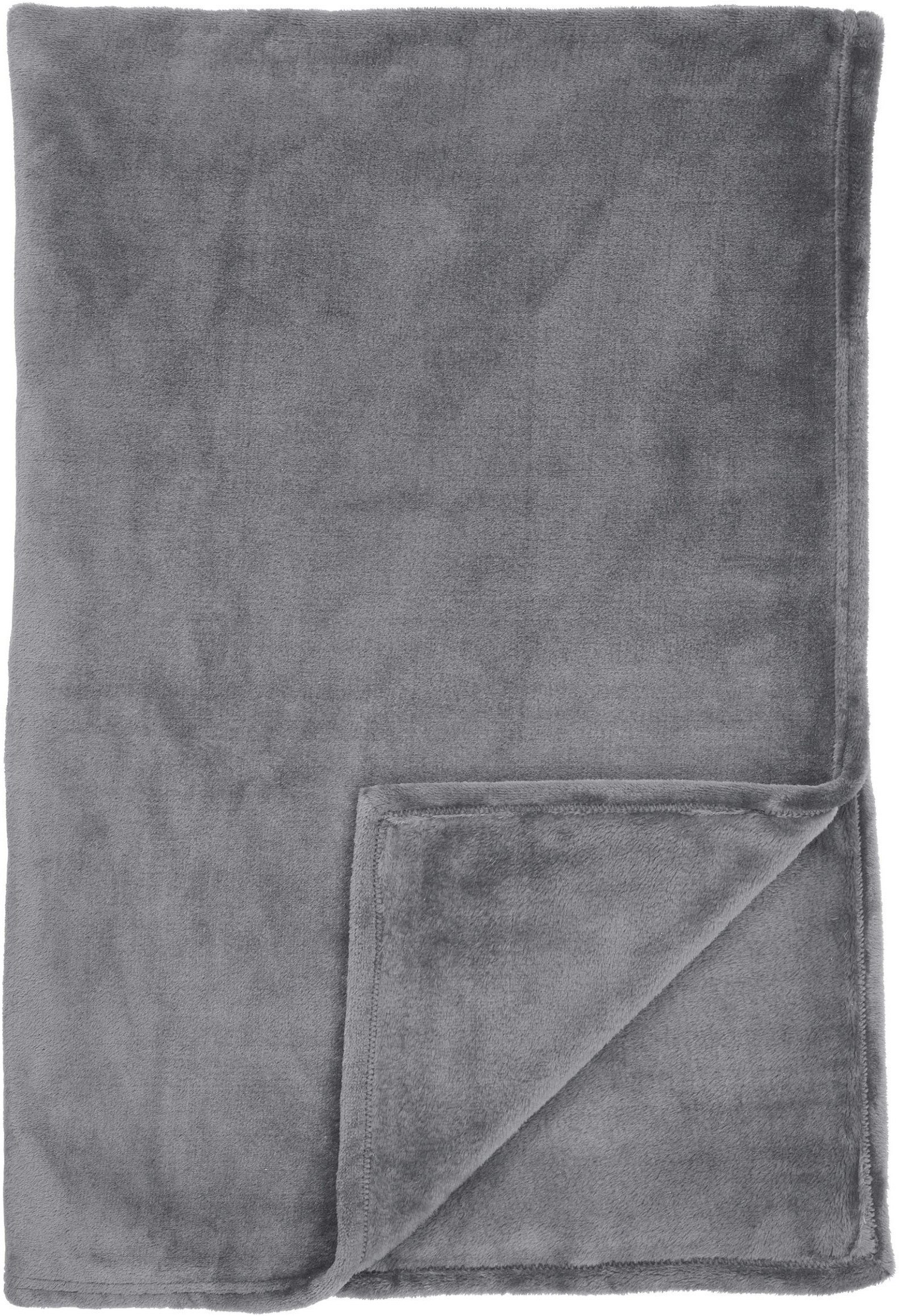 Wohndecke Mia leichte Kuscheldecke für Couch, Sofa und als Tagesdecke, Schiesser, OEKO-TEX® zertifiziert