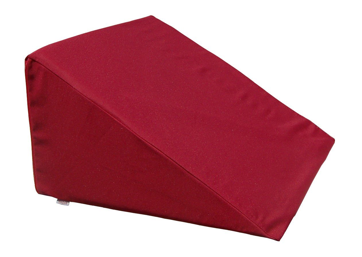 Keilkissenbezug (1 Baumwoll-Mischgewebe Stück), Kissenbezug rot beties pflegeleichtes Wunschton,