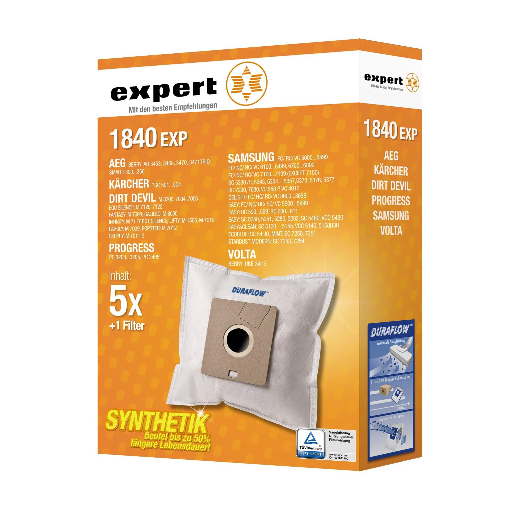 Expert Staubsaugerbeutel expert 1840 EXP