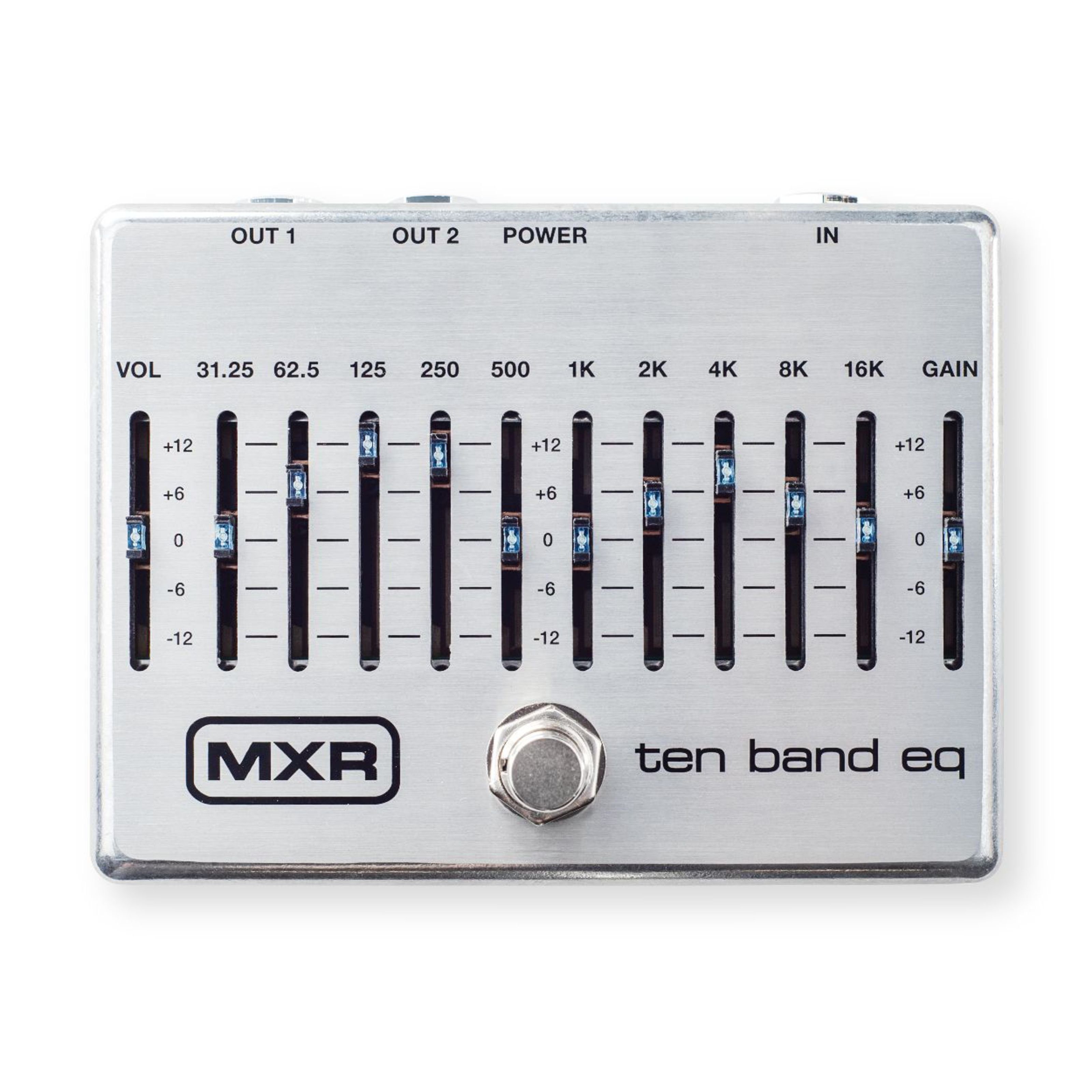 MXR Musikinstrumentenpedal, M108S Ten Band EQ - Equalizer für Gitarren