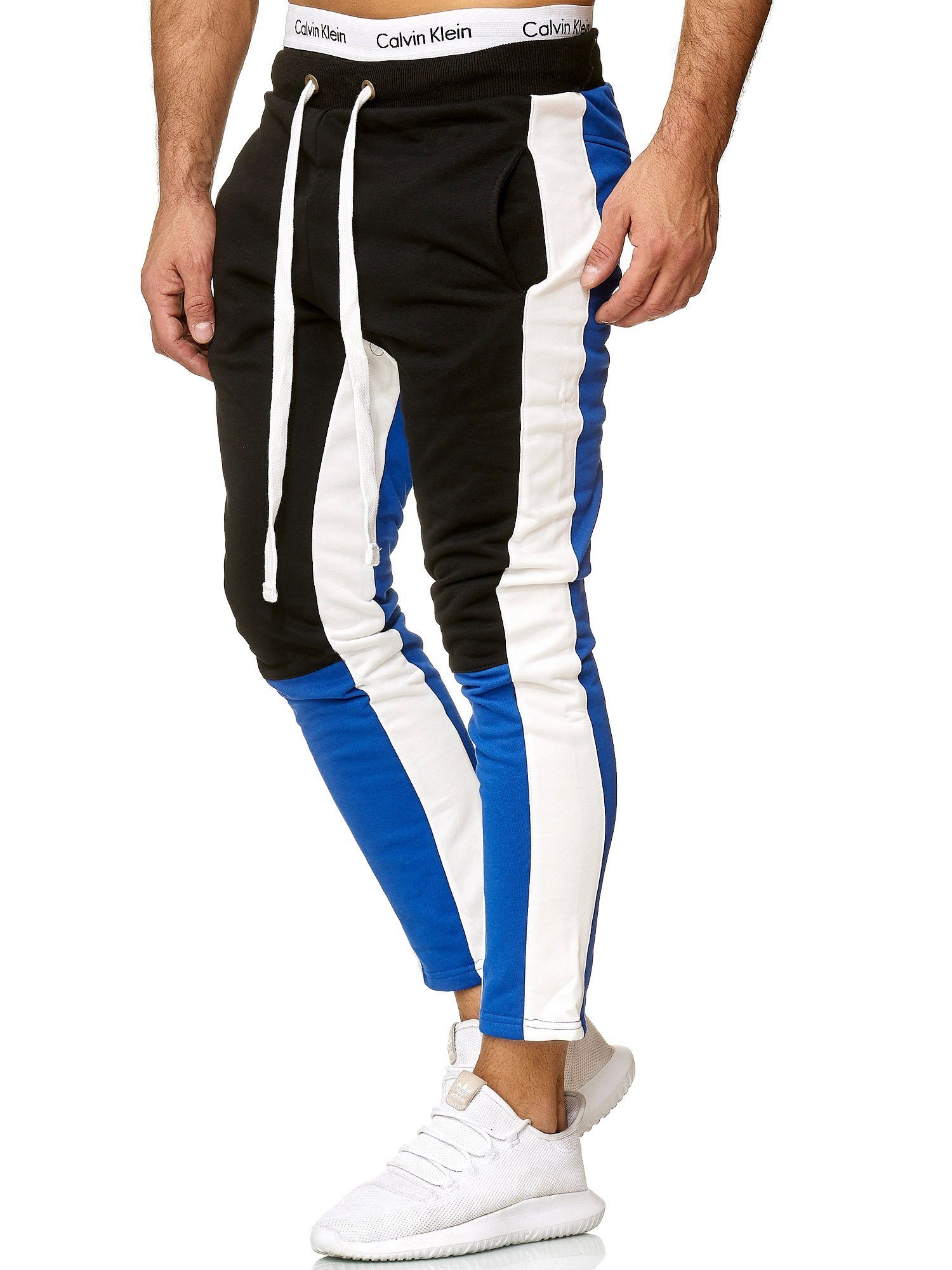 OneRedox Jogginghose A10 (Sporthose Trainingshose Sweatpants, 1-tlg) Fitness Freizeit Casual Blau