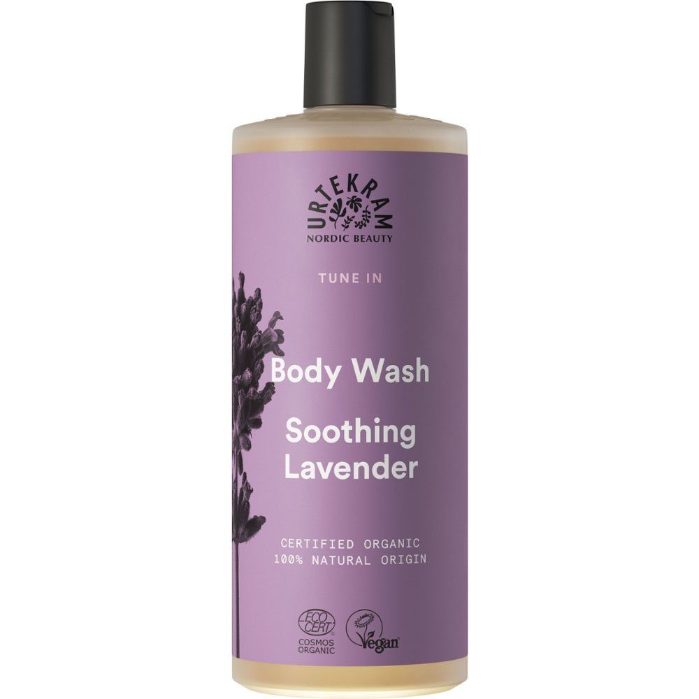 Urtekram Körperöl Soothing Lavender Body Wash, Lila, 500 ml