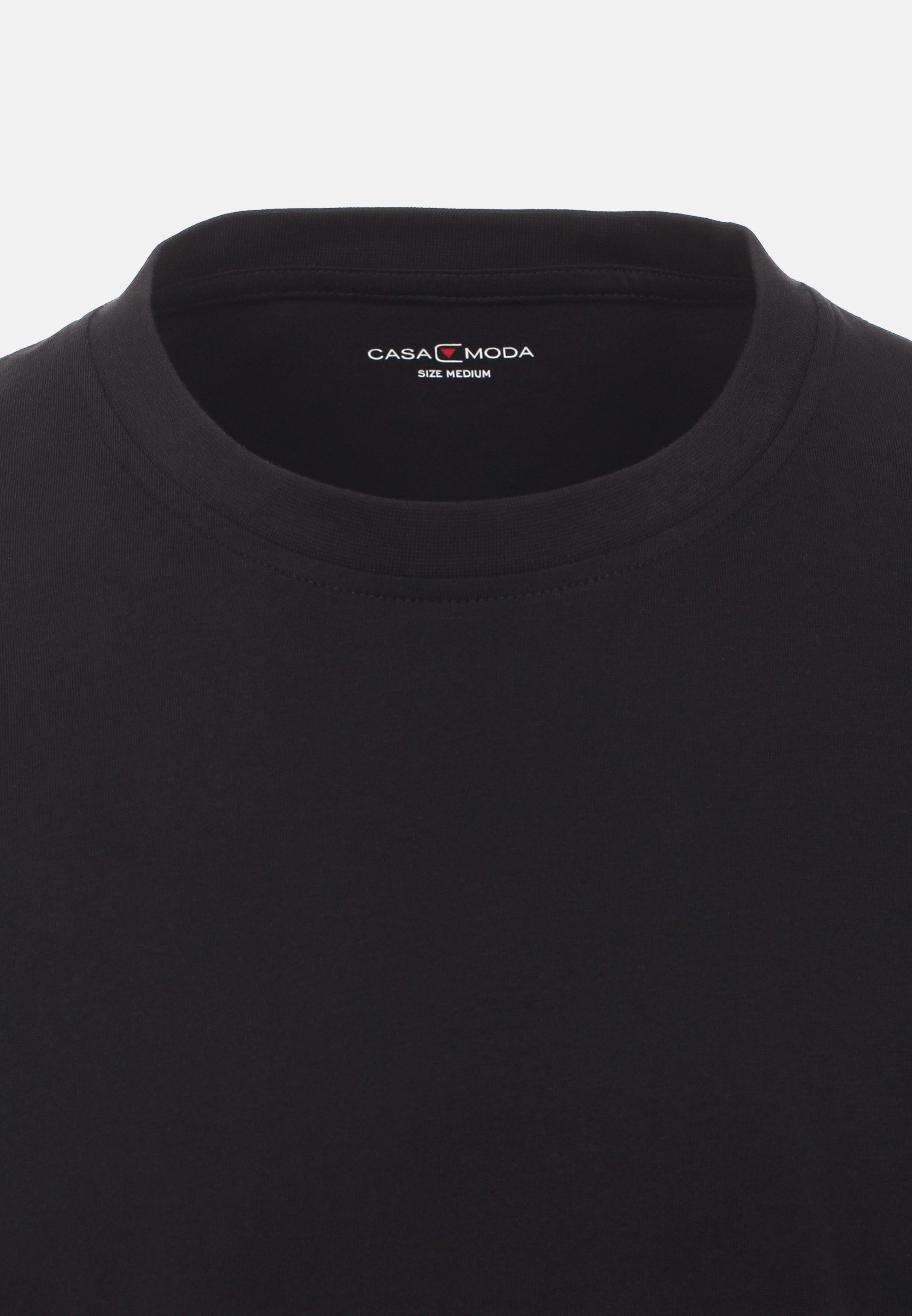 CASAMODA T-Shirt 4er Pack Basic (Spar-Set, 4-tlg) T-Shirt - Baumwolle - Atmungsaktiv - Reine Baumwollqualität