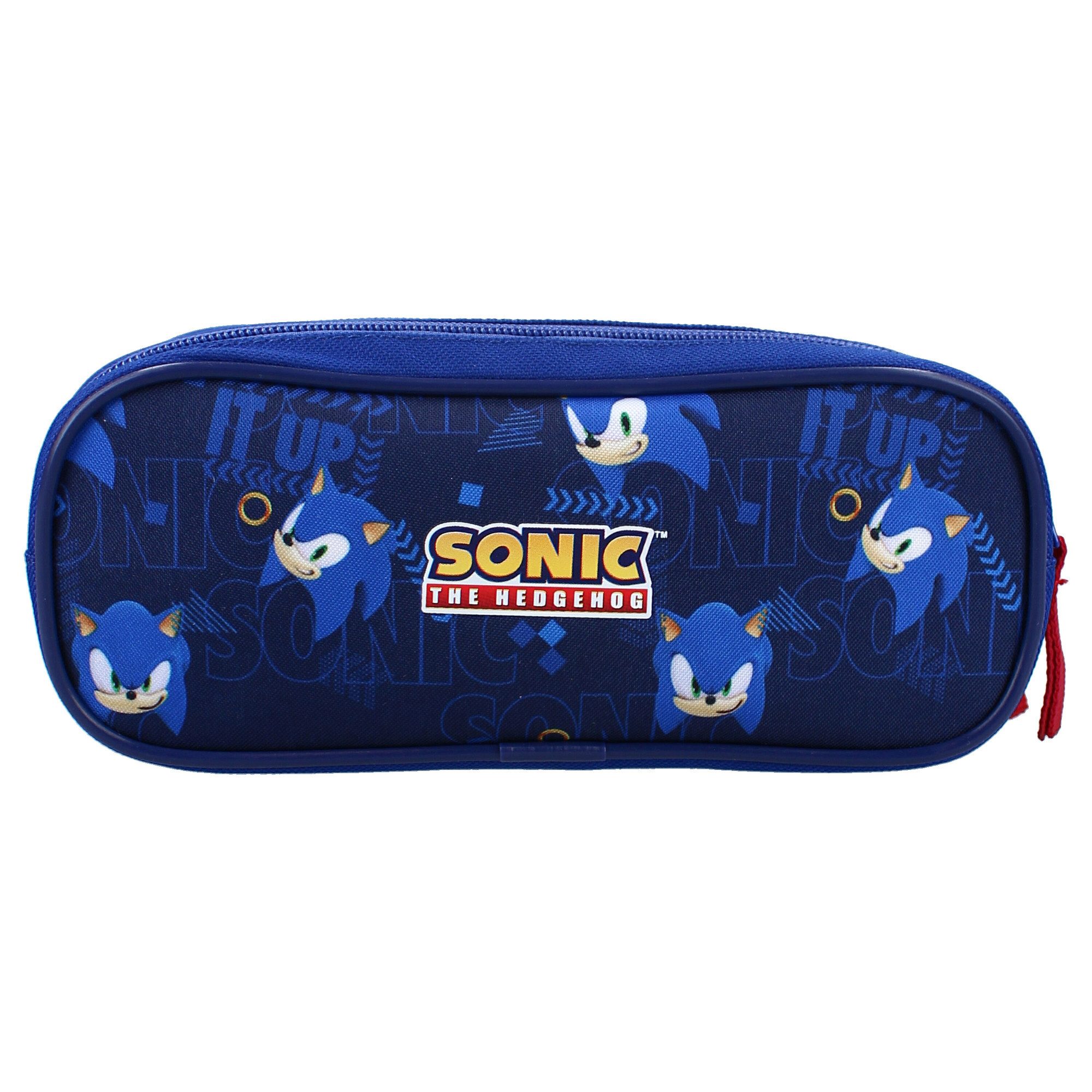 Vadobag Federmäppchen Sonic The Hedgehog Etui Blau für Schreibutensilien – Bild 2 von 4