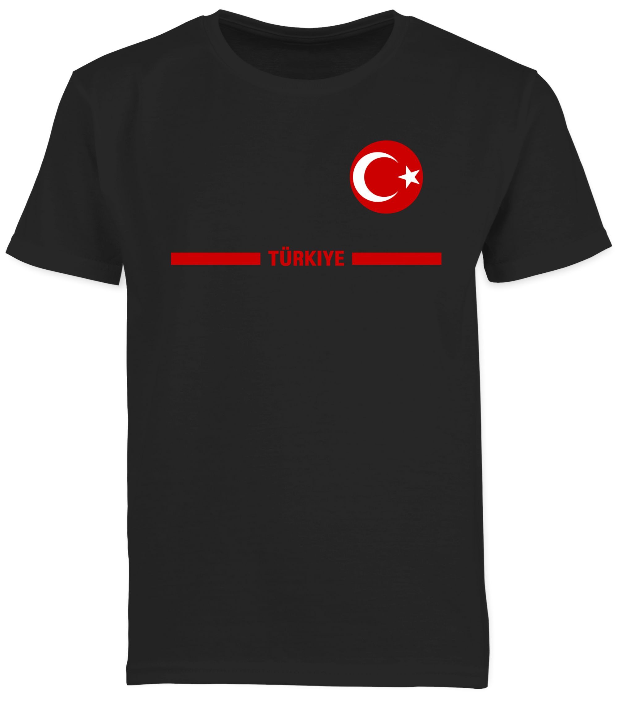 Shirtracer T-Shirt Türkei Trikot Wappen, Türkiye mit Stolz, Türkisches Fan-Motiv (1-tlg) 2026 Fussball WM Fanartikel