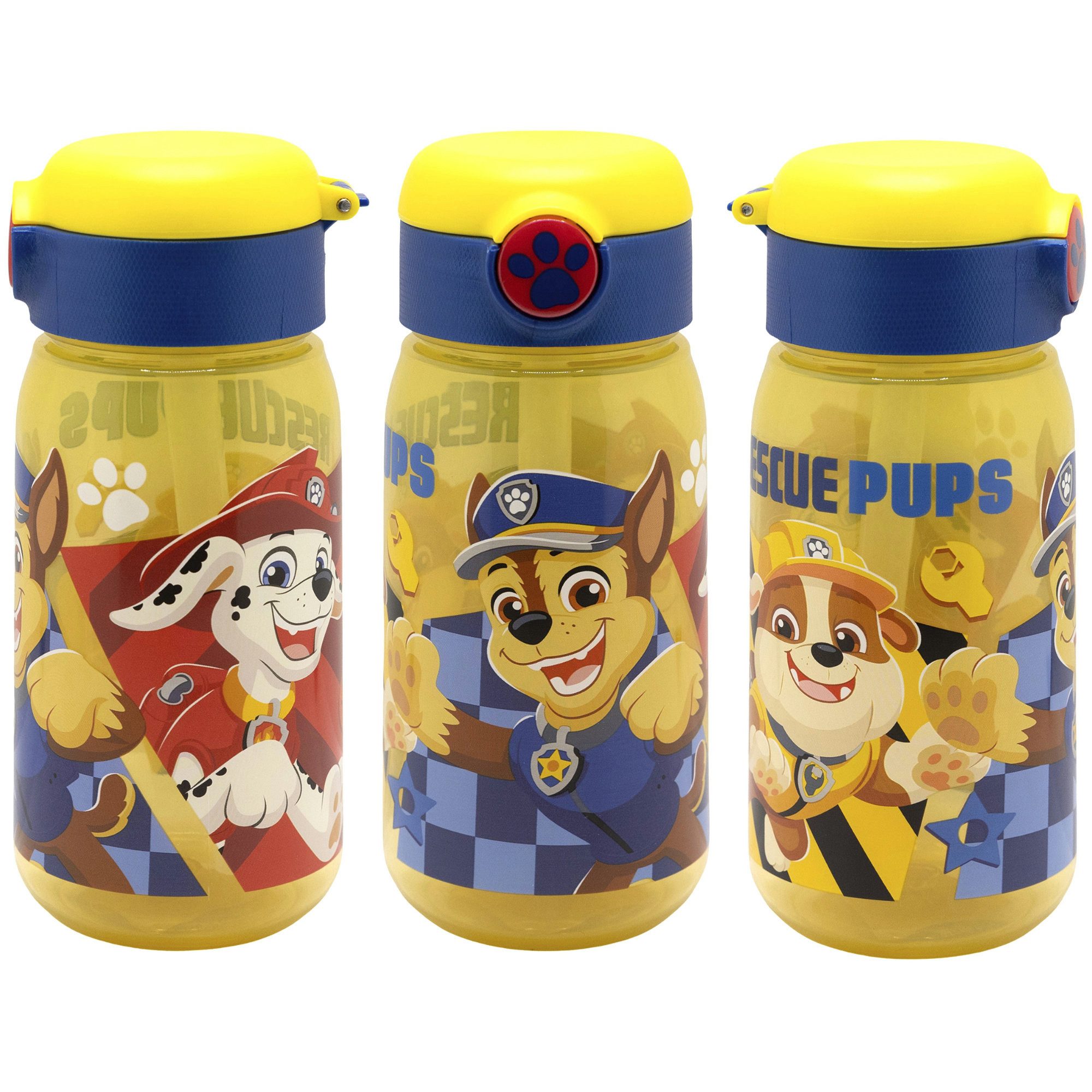 PAW PATROL Trinkflasche Paw Patrol Chase Rubble Marshall Wasserflasche Flasche 510 ml