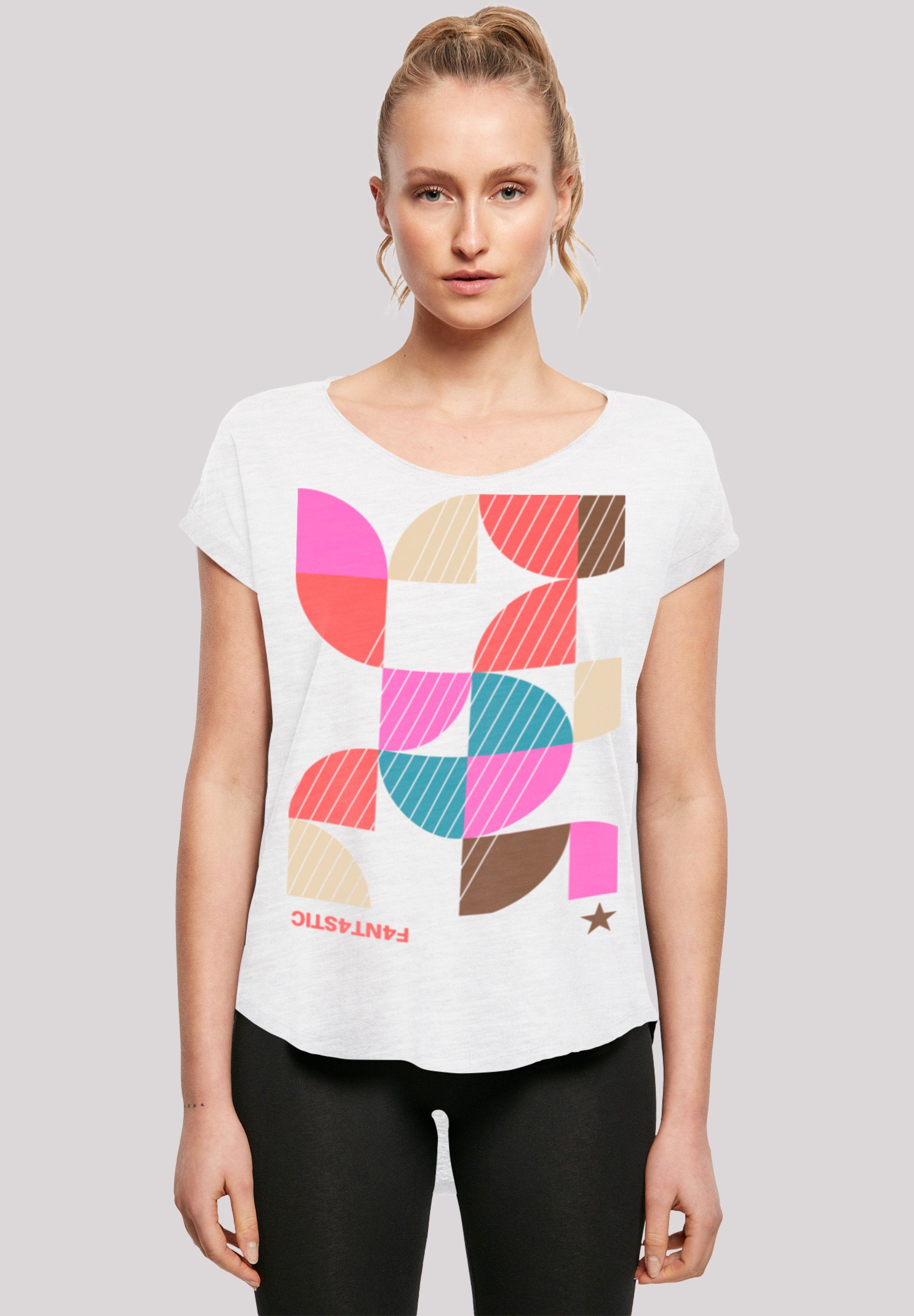 F4NT4STIC T-Shirt Abstrakt Print