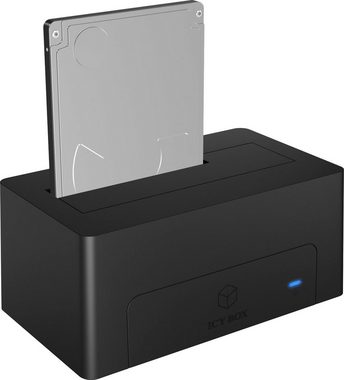 ICY BOX Festplatten-Dockingstation ICY BOX SATA 2,5 oder 3,5 zu USB 3.1 Gen 2 Type-C, HDD/SSD