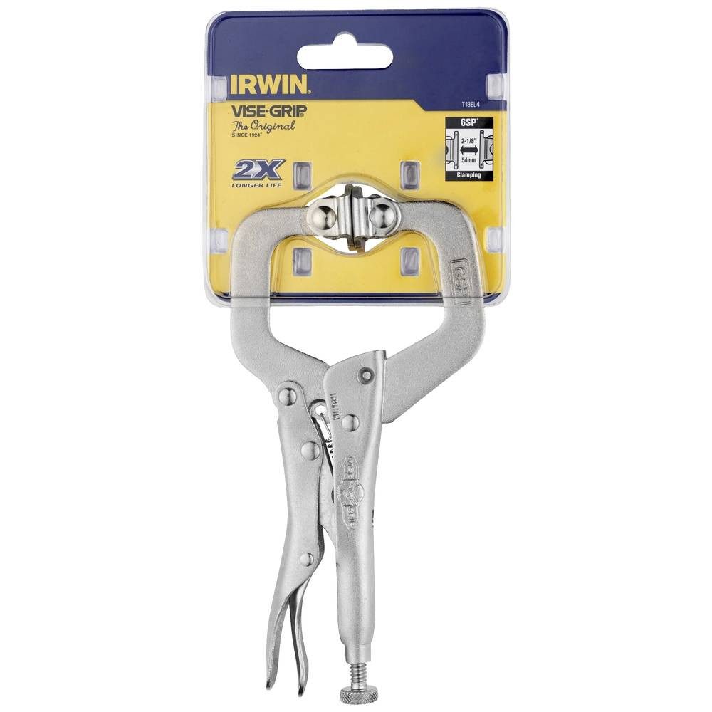 IRWIN Gripzange Original - 6SP Klemmzange in C-Form mit beweglichen T18EL4