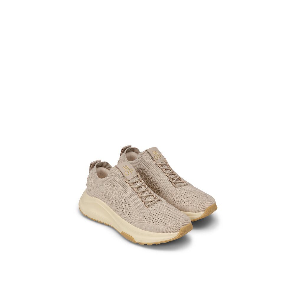 Marc O'Polo Marc O´Polo - Strick-Sneaker Model Liv - Beige Slipper günstig online kaufen