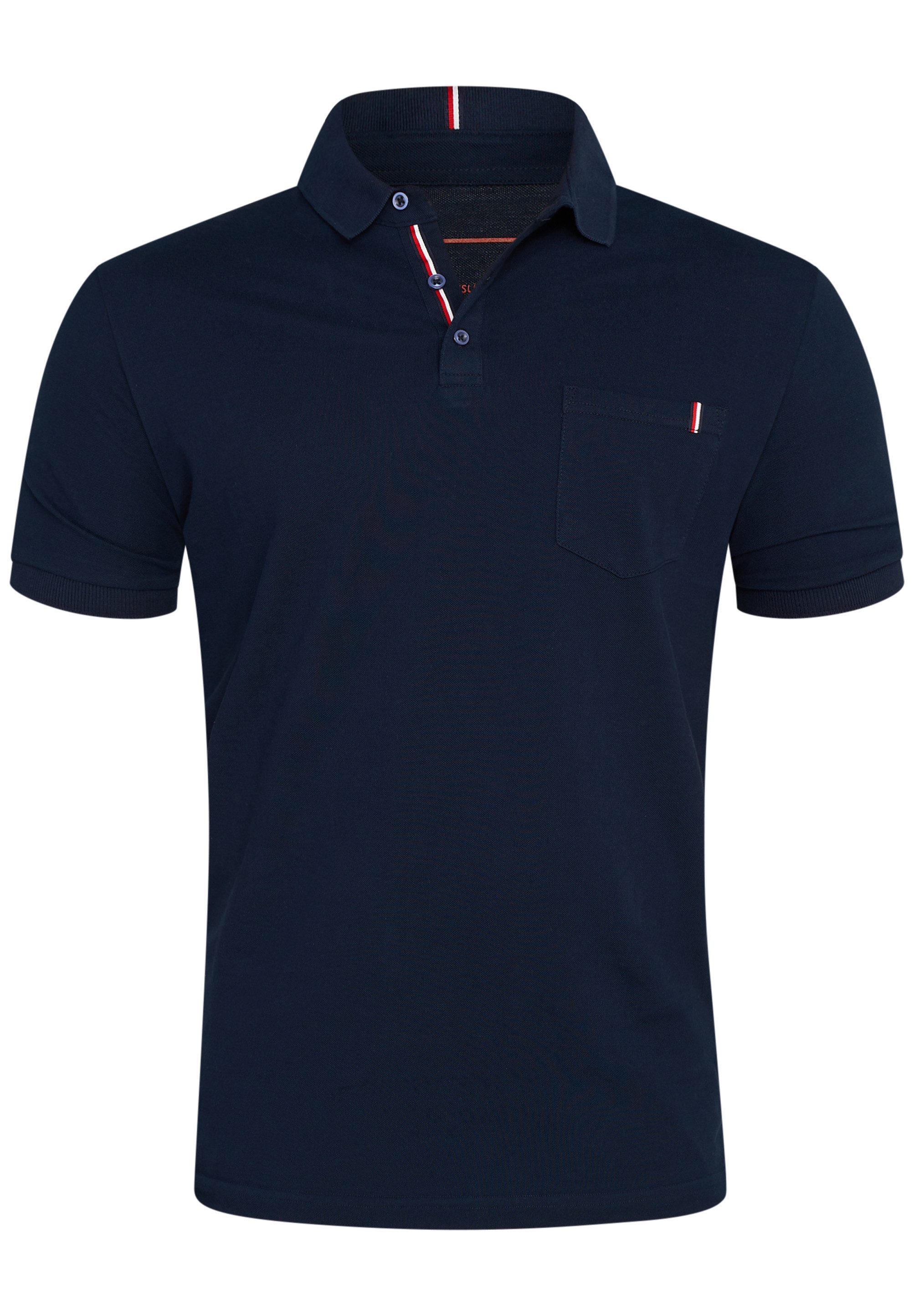 Rello & Reese Poloshirt RRGALENA Herren Kurzarm Polo-Hemd T-Shirt in Piqué- günstig online kaufen