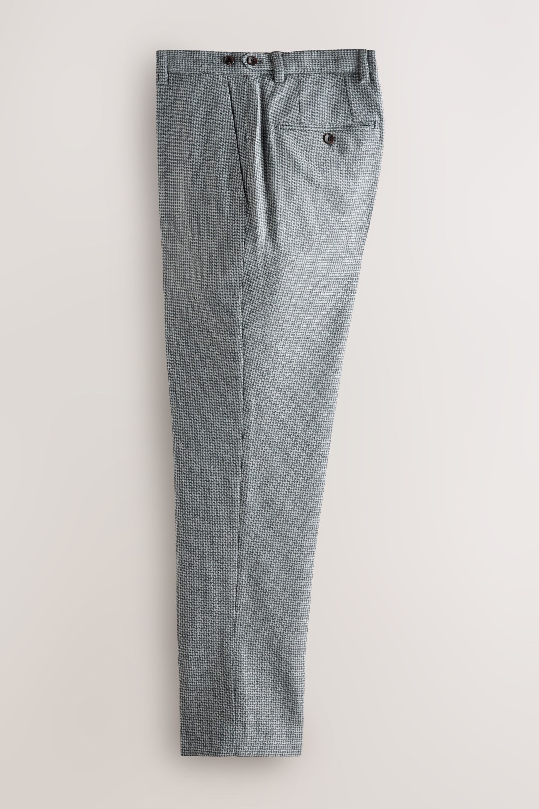 Next Anzughose Tailored Fit Anzughose mit Hahnentrittmuster (1-tlg)