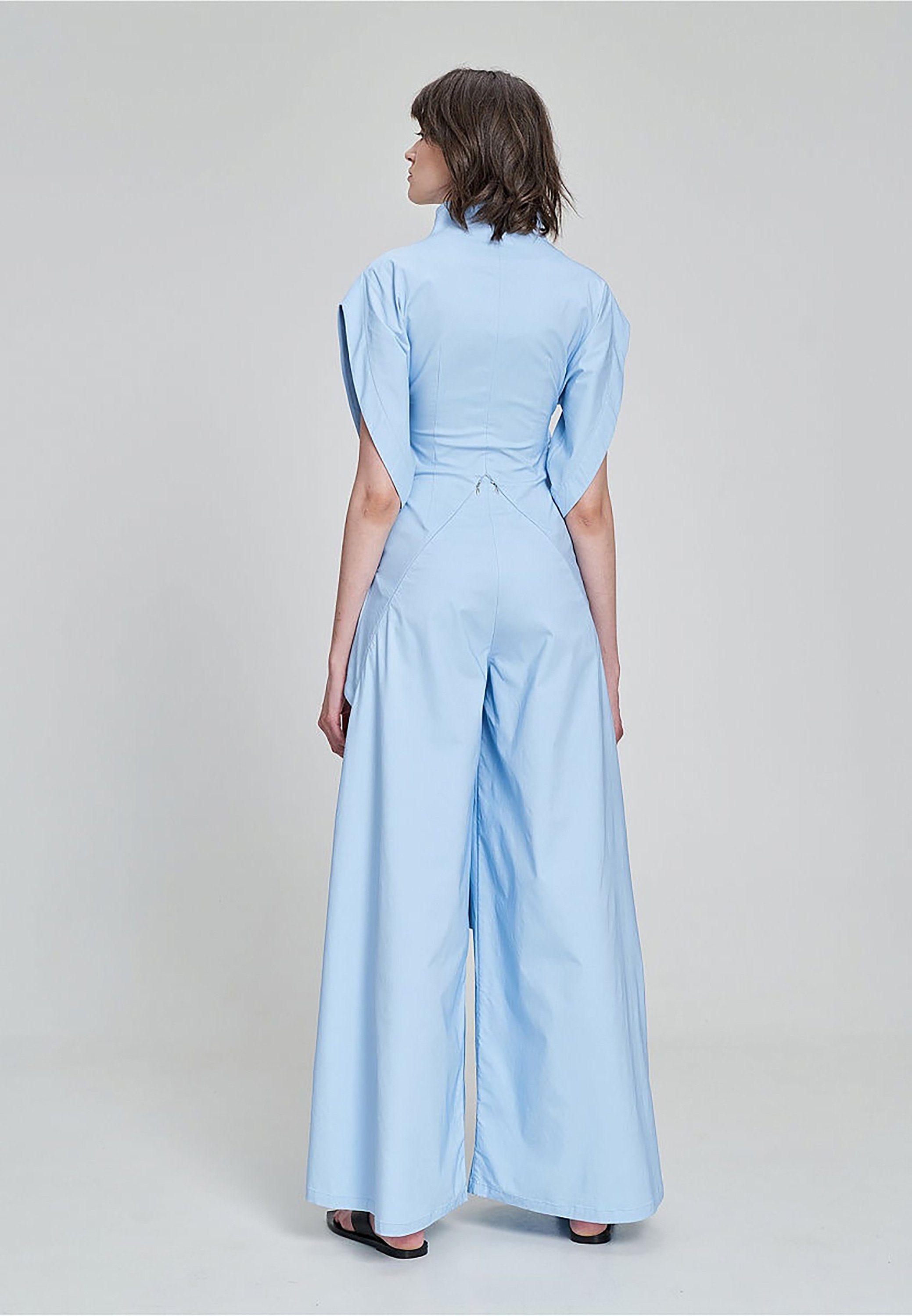 japanischen BRIGHT Jumpsuit Monosuit Style im BLUE-BLUE LEA