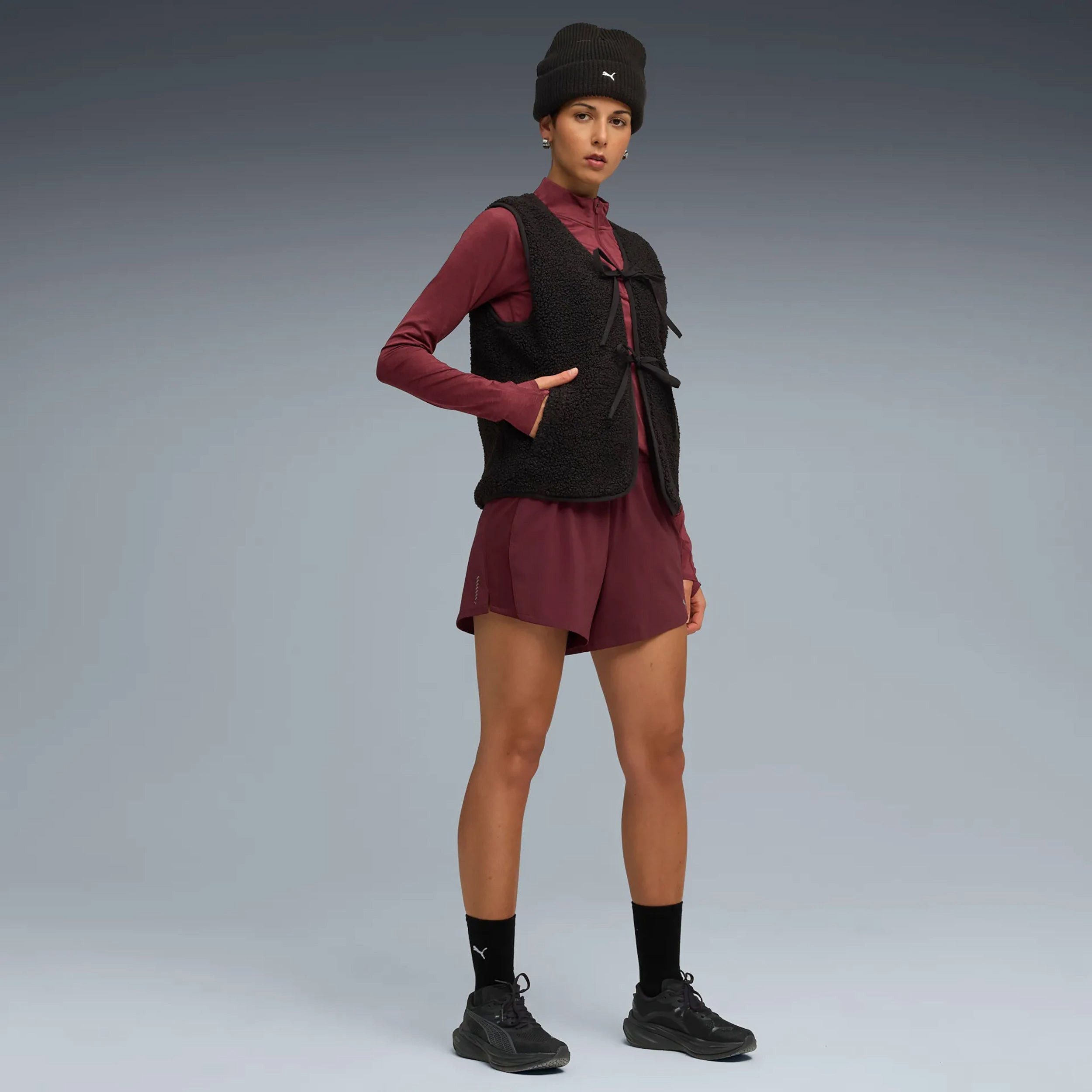 Ruby Shimmer Heather Red